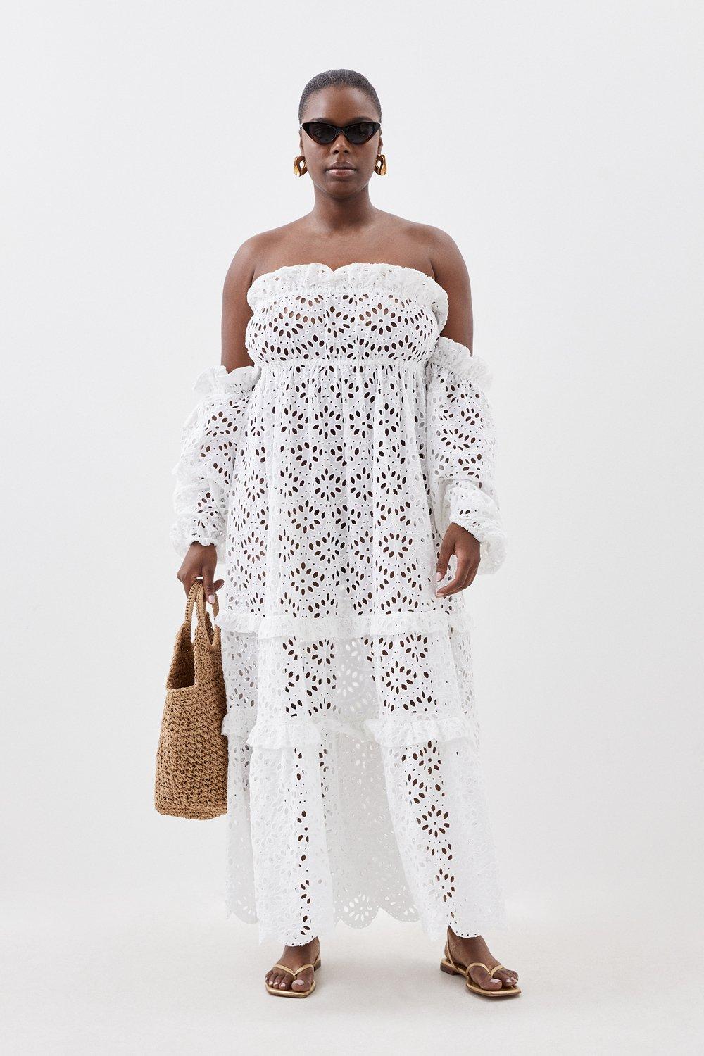 Crochet maxi beach outlet dress