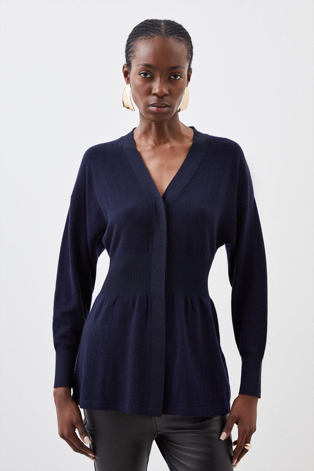 Karen millen 2025 navy cardigan