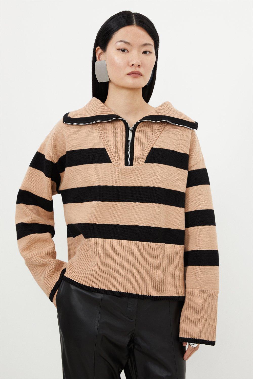 Cashmere Blend Turtleneck Sweater | Karen Millen