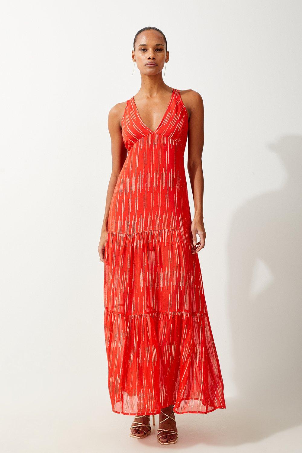 Beach Crochet Maxi Dress | Karen Millen