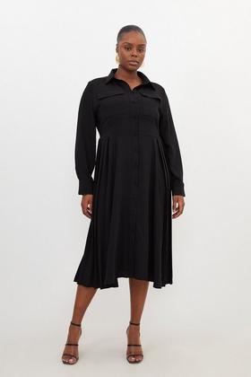 Petite Cotton Eyelet Belted Woven Maxi Dress