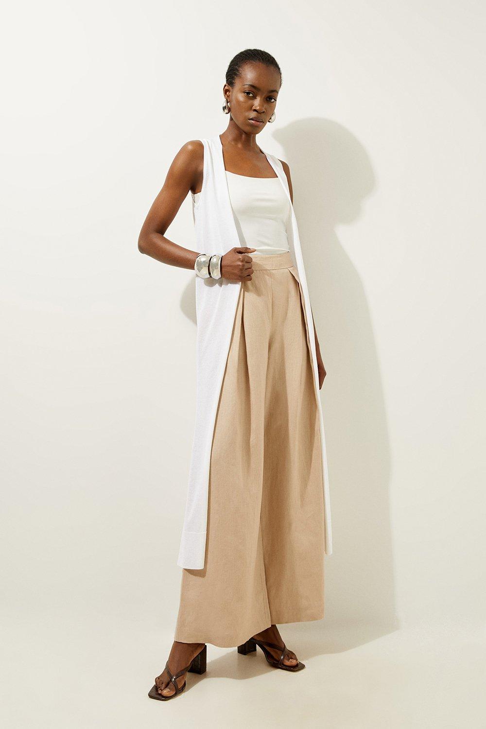 日本未入荷★Karen Millen ニットセットアップ Metallic Ponte Tube Top | Karen Millen