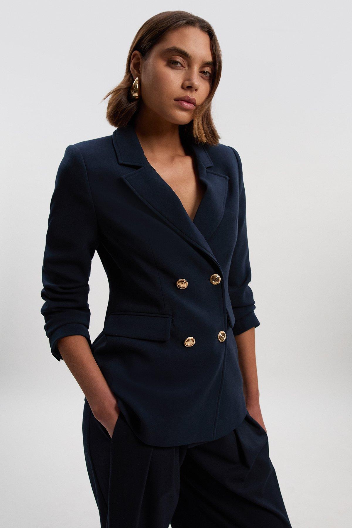Y*u様 ADRER TR tailored double jacket Oversized Double-Breasted Tailored Blazer Jacket