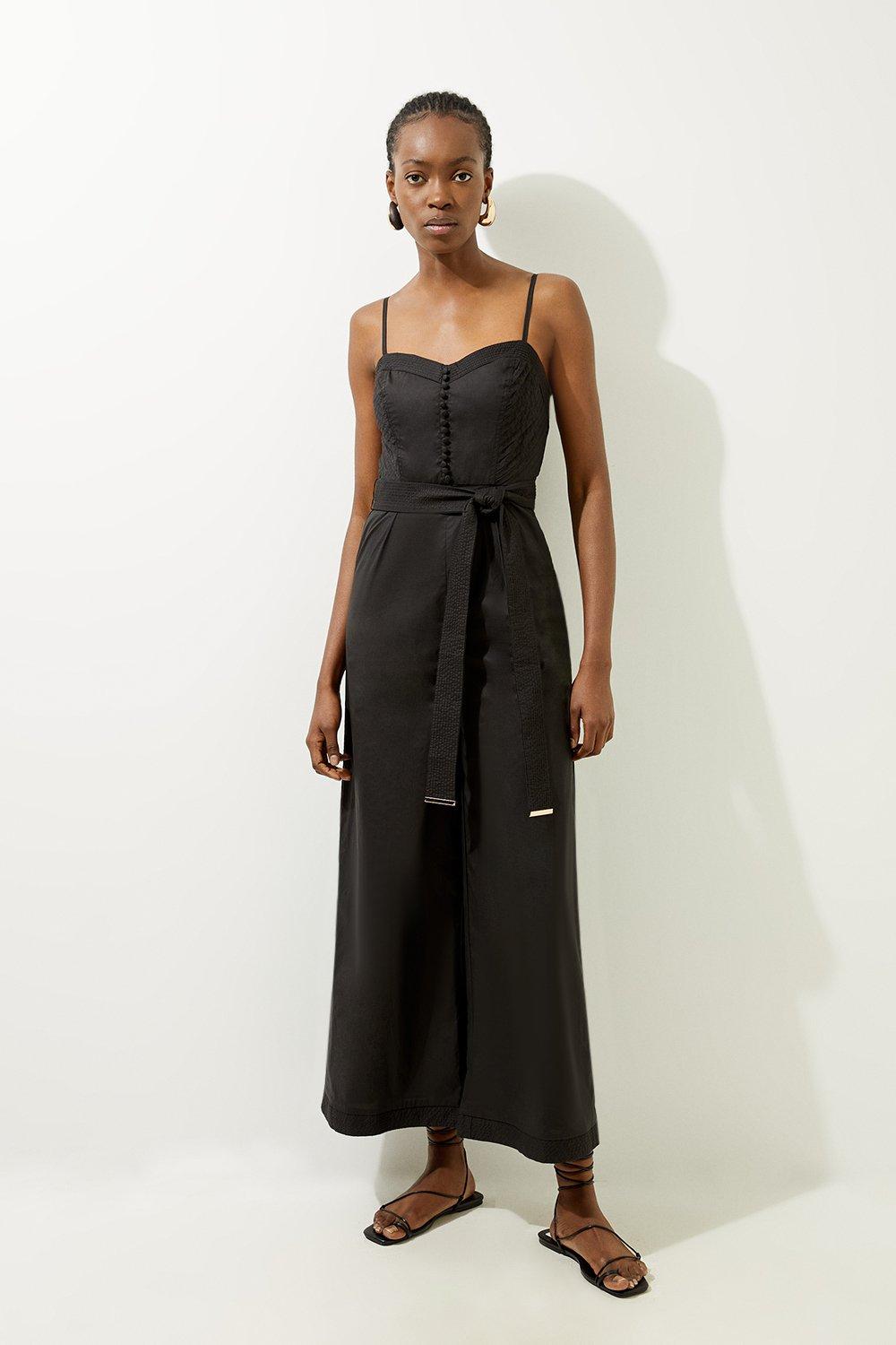 Plus Size Sheer Sleeve Tuxedo Wrap Jumpsuit | Karen Millen Plus Size Sheer Sleeve Tuxedo Wrap Jumpsuit | Karen Millen
