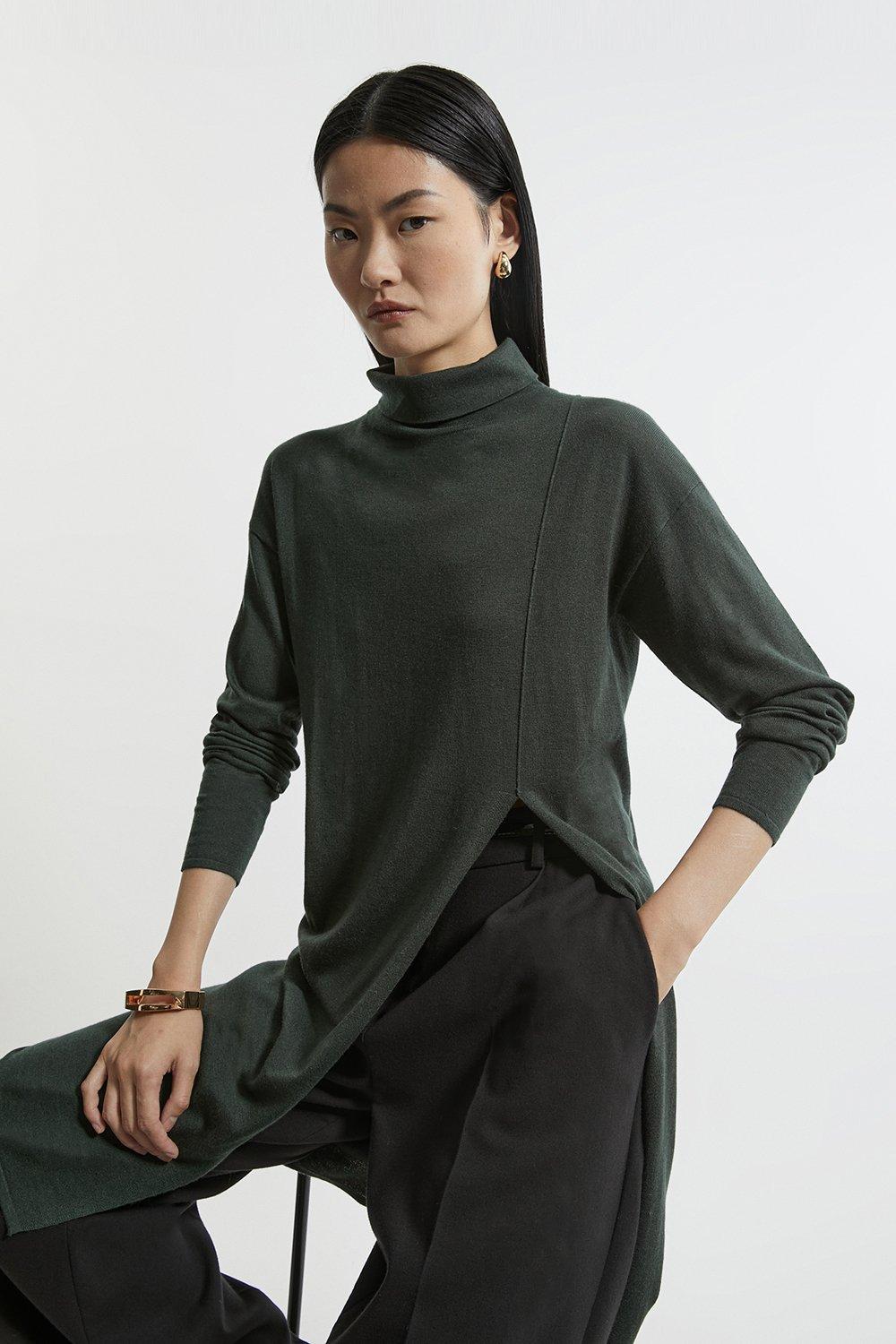 KAREN MILLEN ロングタッセルケープトップ 無地 ノースリーブ Karen Millen - Online Shopping for Karen Millen | VogaCloset
