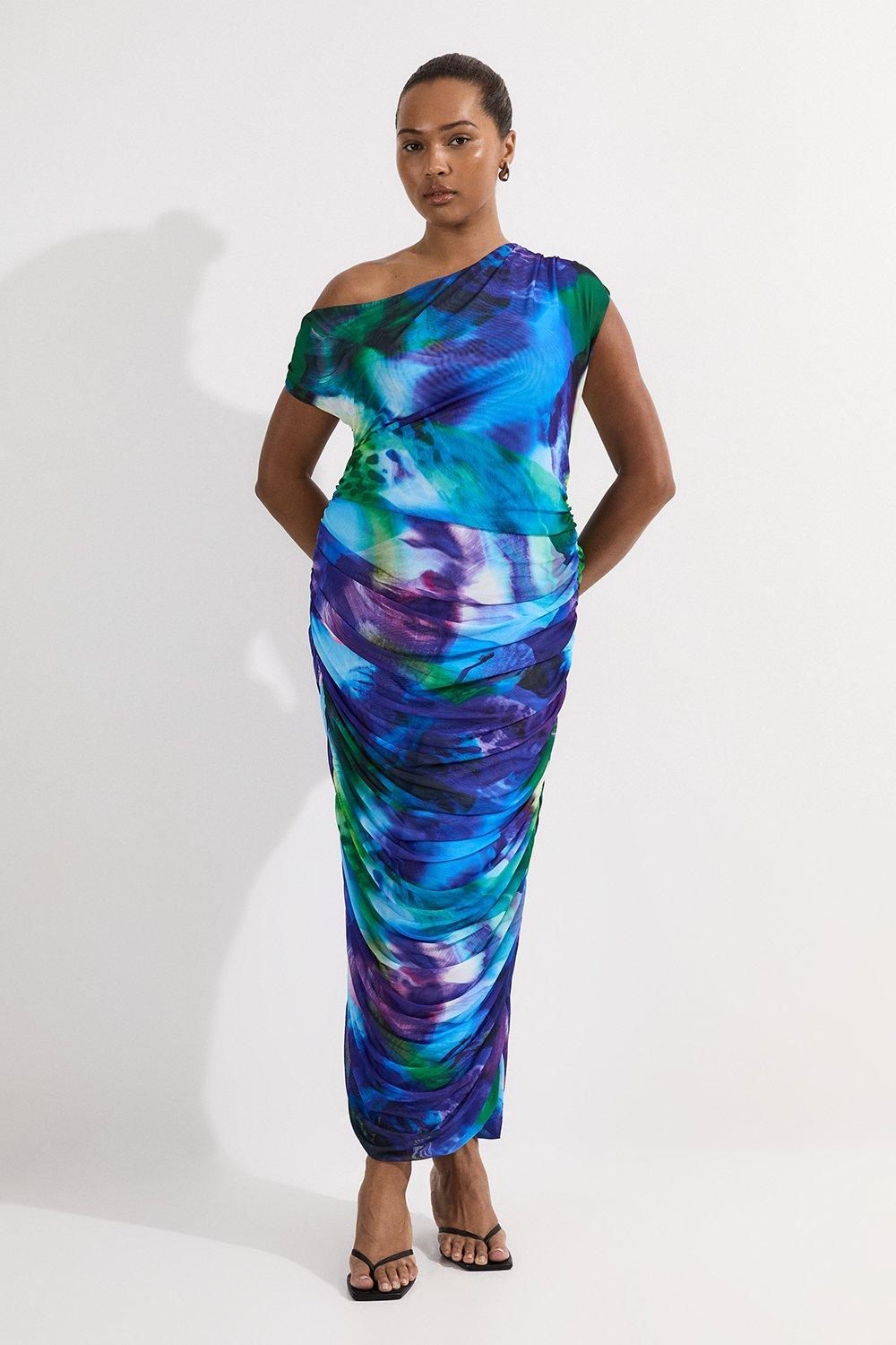 ワンピース Karen Millen Twill Prom Woven Midi Dress Twill Prom Woven Midi Dress | Karen Millen
