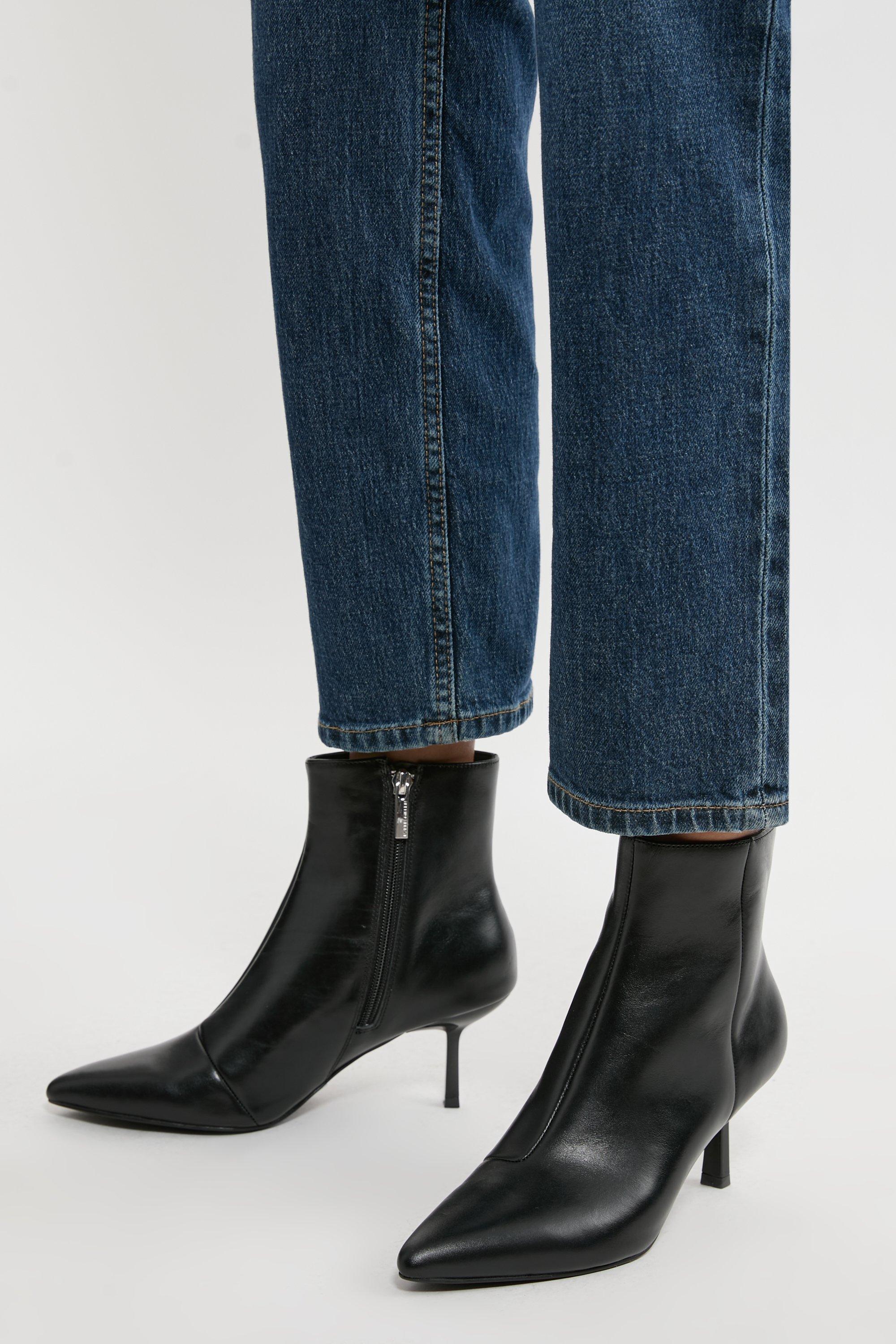 All Over Hot Fix Slouchy Heeled Boot | Karen Millen
