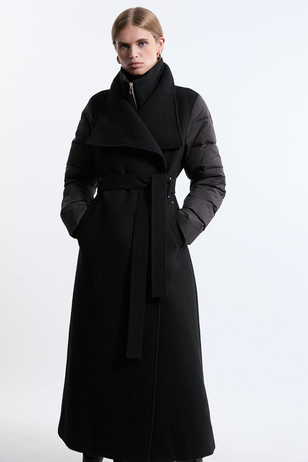 Plus Size Lightweight Packable Coat | Karen Millen Plus Size Lightweight Packable Coat | Karen Millen