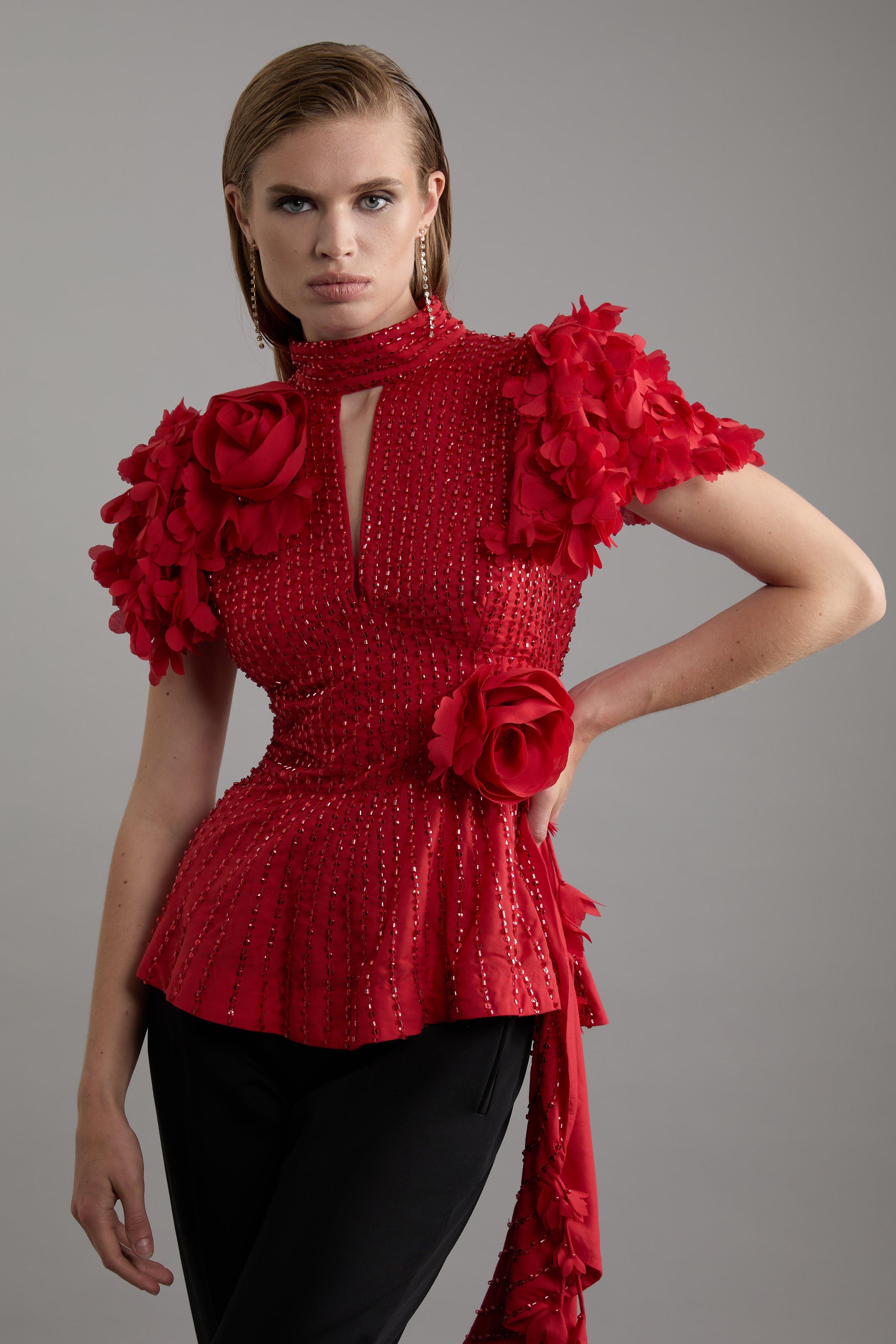 セットアップ Leather Millen Karen | Top Peplum Eyelet トップス