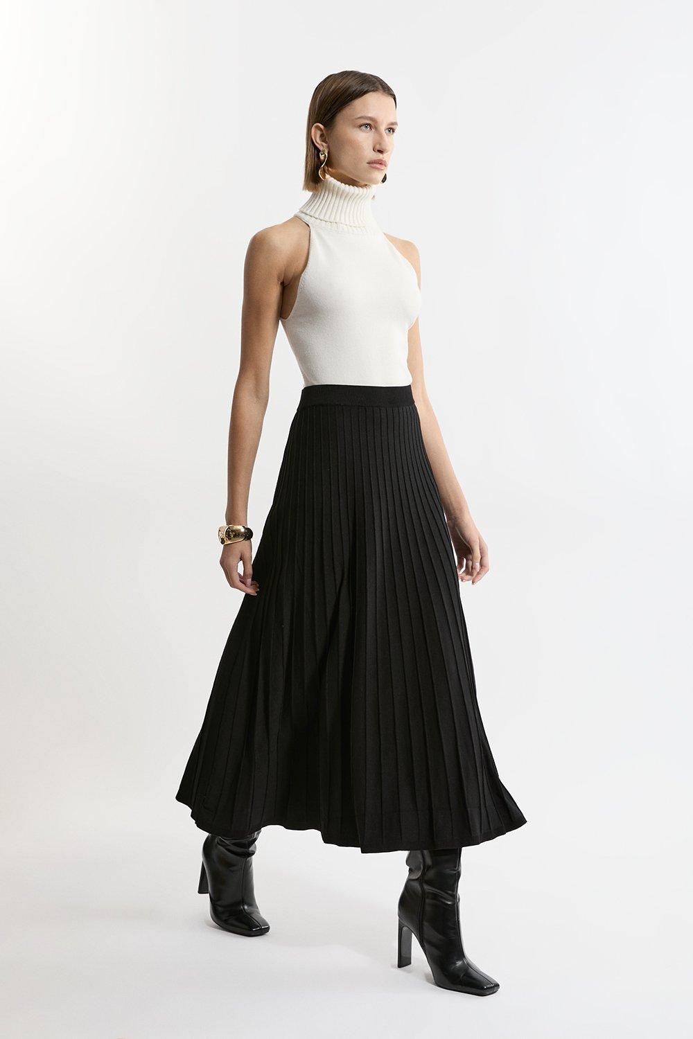 【KAREN MILLEN】コットン テーラード フルマキシスカート KAREN MILLEN】コットン フルスカートテーラードマキシドレス