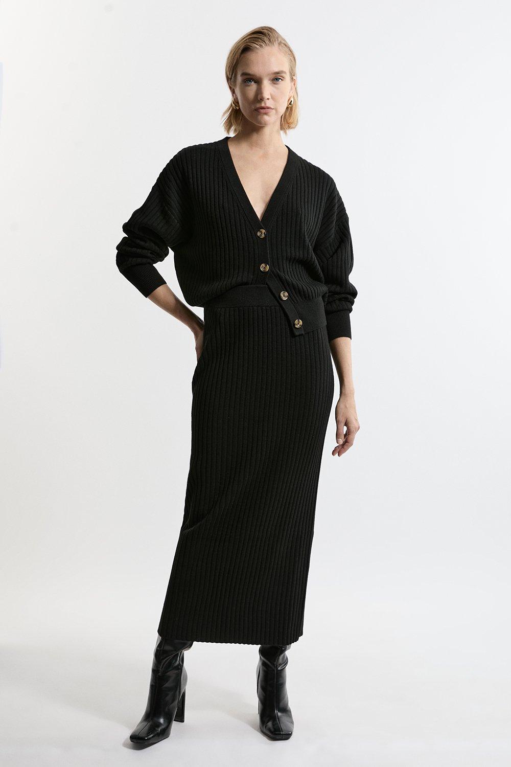 【KAREN MILLEN】テーラード プリーツ ミダキシドレス(送料込み) ☆KAREN MILLEN☆ クレープ フォーエバー プリーツ ミディドレス