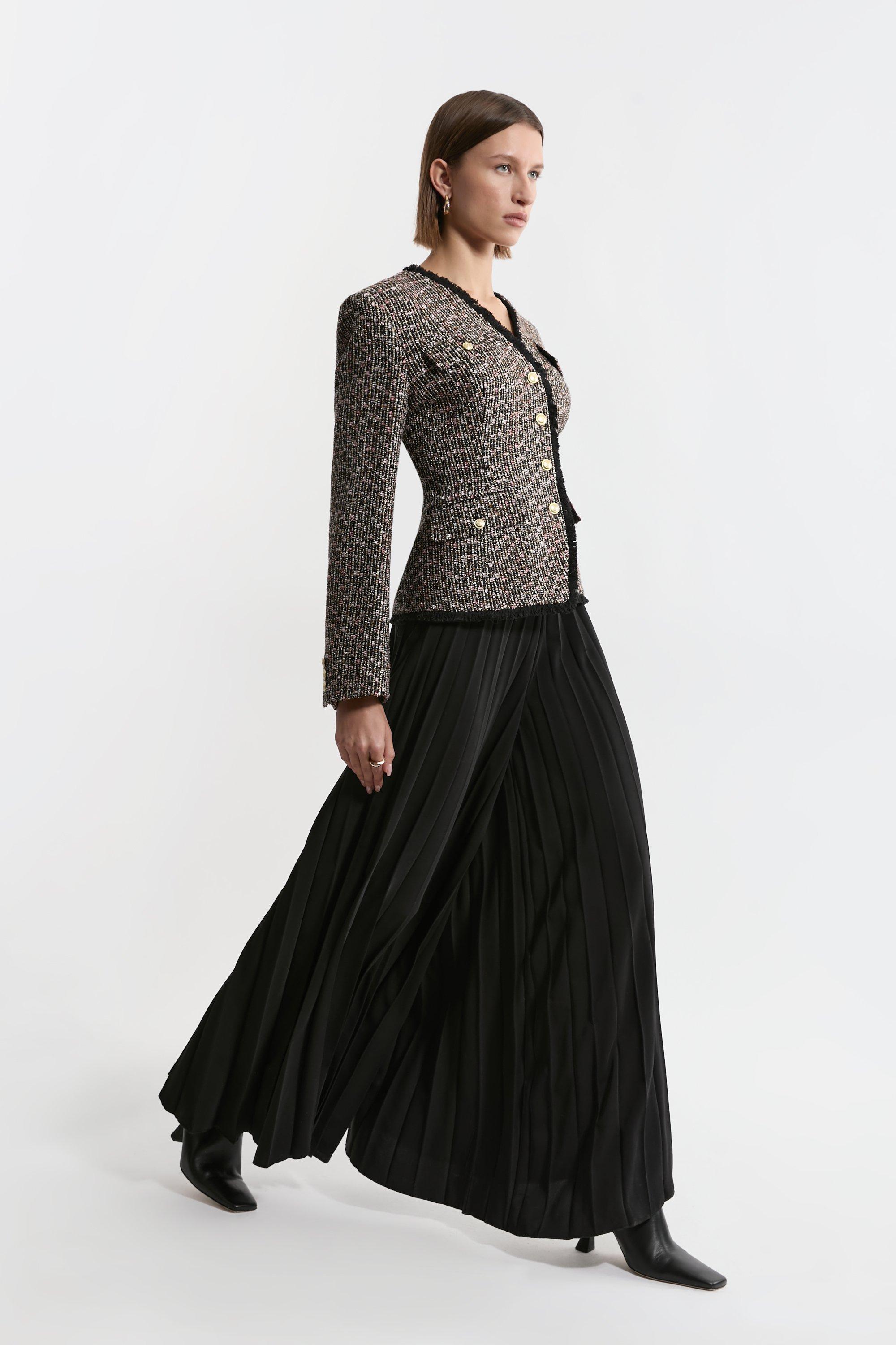 Embellished Beaded Woven Jumpsuit | Karen Millen