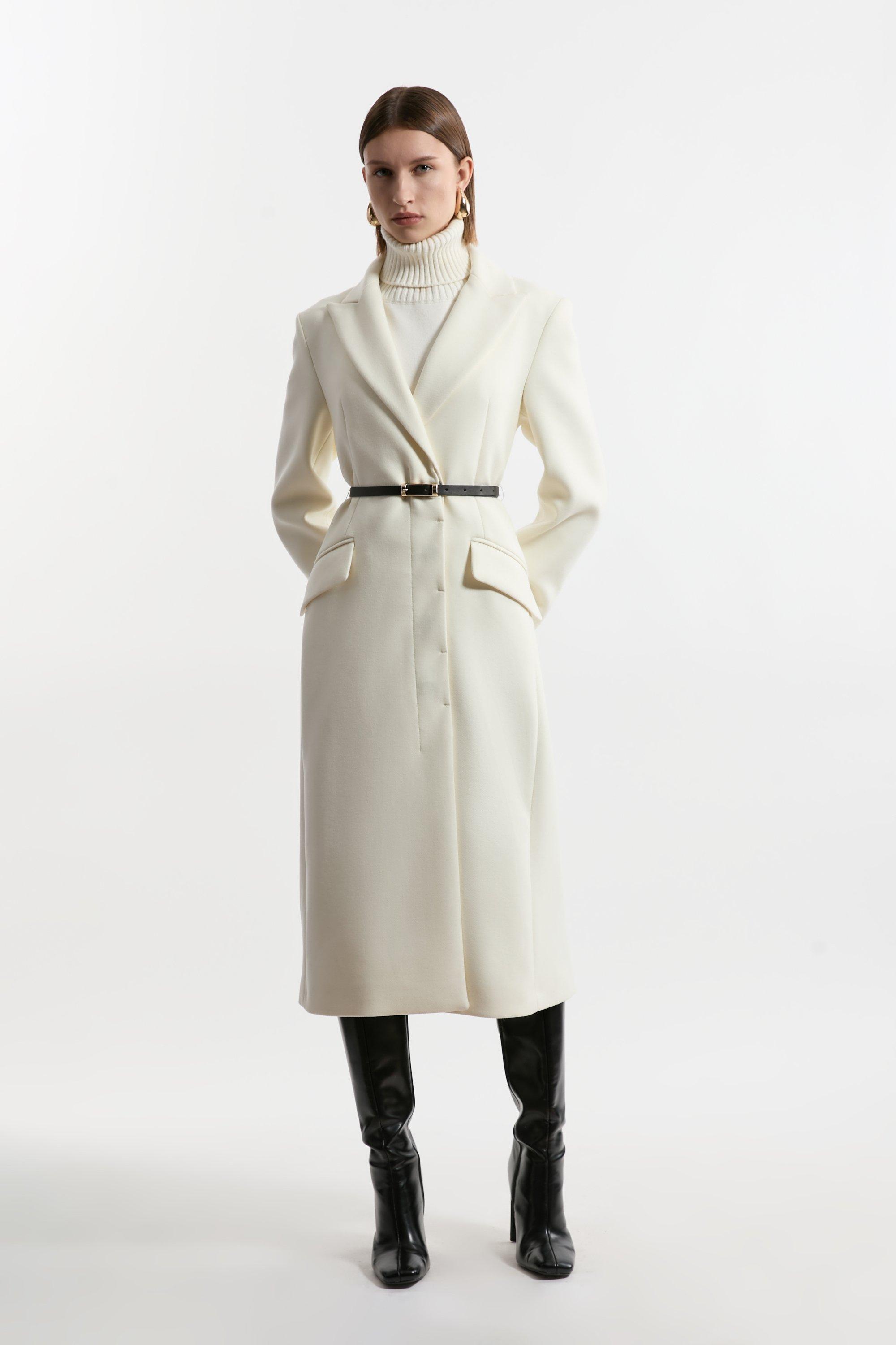 正規 Side Wool Italian Split Millen Karen | Coat Maxi Tailored ジャケット・アウター