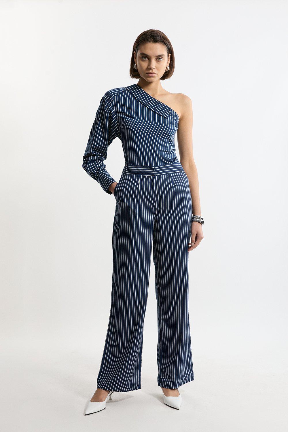 Karen Millen::パンツ:UK8[RESALE] Plus Size Soft Tailored Pleated Panel Midaxi Dress | Karen