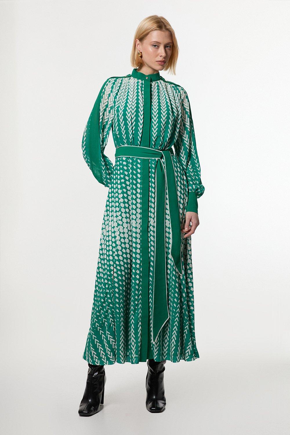Plus Size Premium Cady Cutwork Woven Long Sleeve Maxi Dress