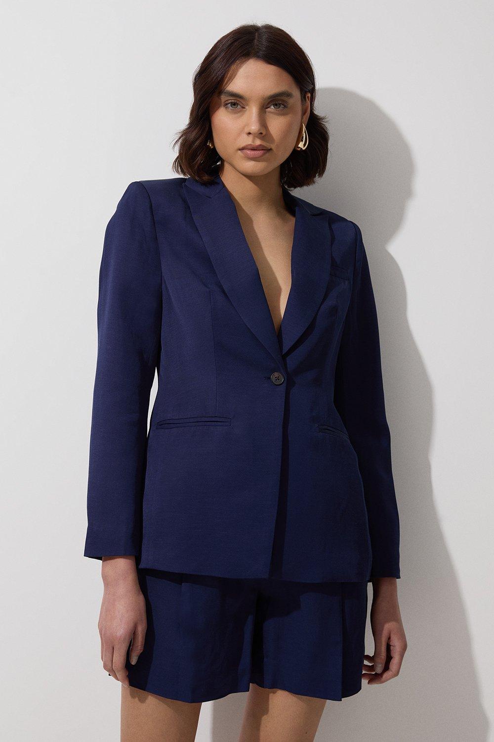Bandage Knit Cropped Jacket In Yarn | Karen Millen Bandage Knit Cropped Jacket In Yarn | Karen Millen