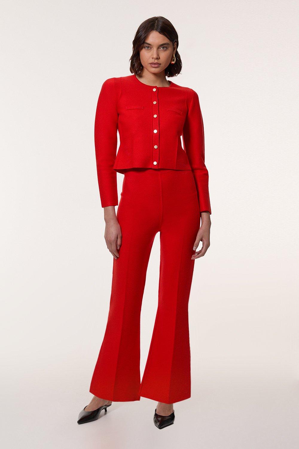 Plus Size Floral Satin Woven Pants | Karen Millen
