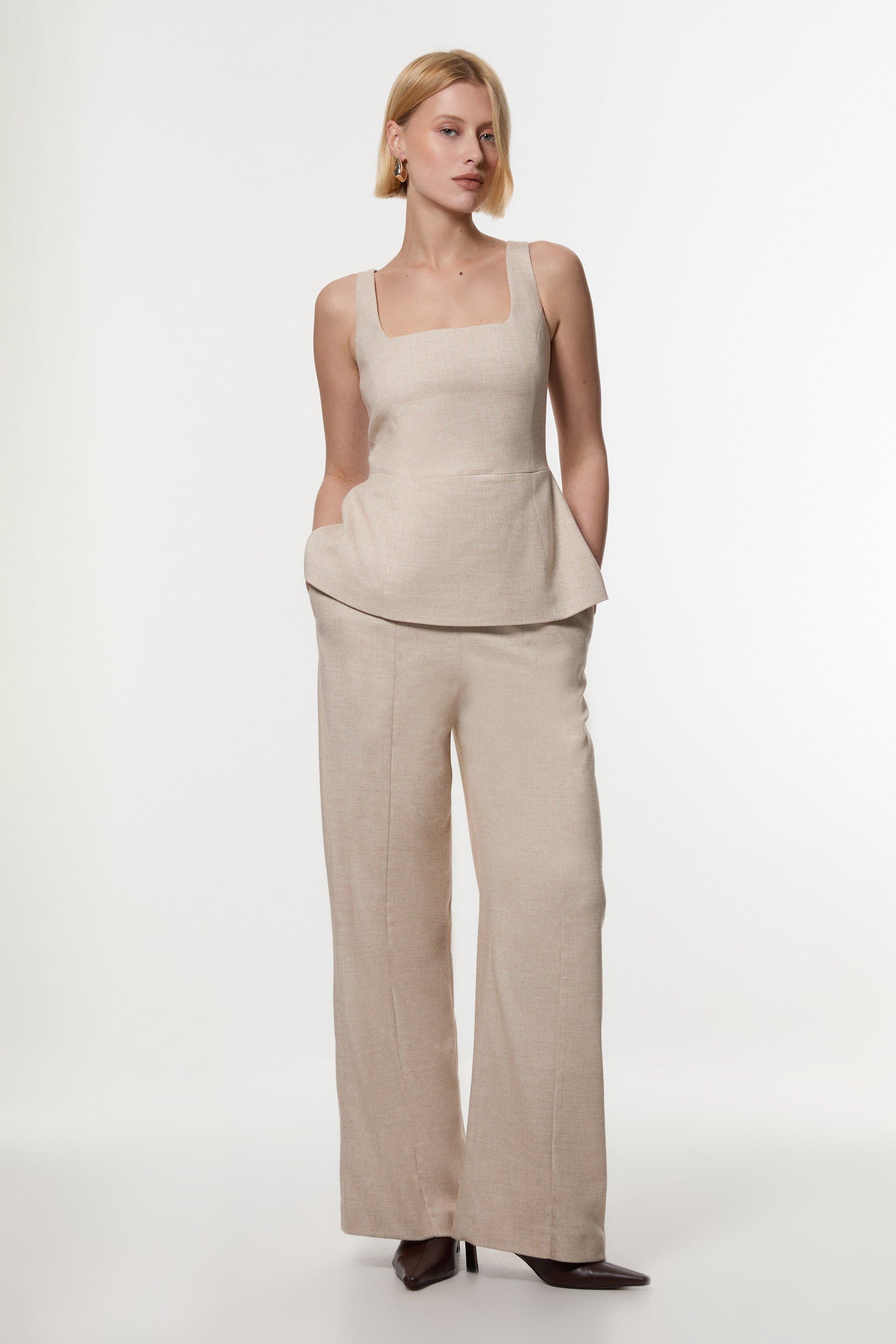 [JILLSTUART]★25SS★韓国人気★Woven Cotton Blend Jumpsuit bkk18844_khaki_xl?$