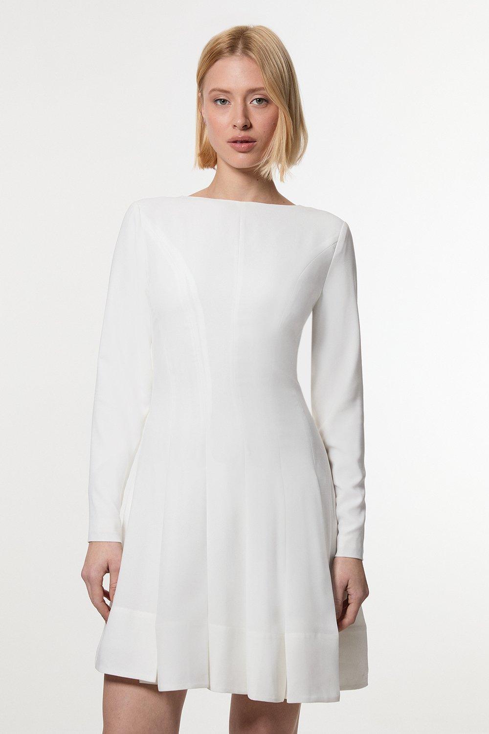 安心追跡【KAREN MILLEN】コットン ブロデリーベルト ミニドレス Cotton Broderie Belted Woven Mini Dress | Karen Millen
