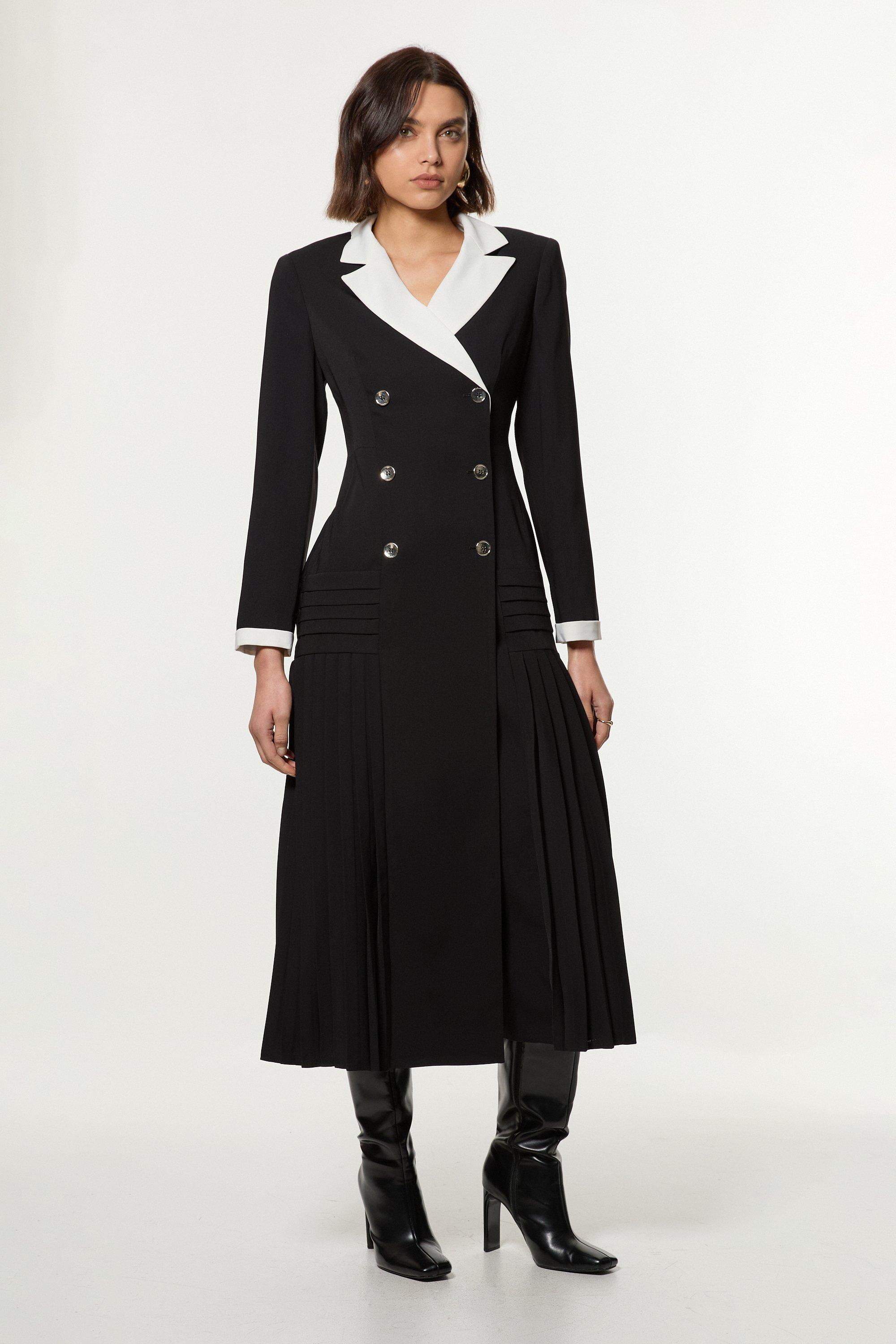 日本未入荷★Karen Millen ジップアップセットアップ THOUSAND MILE セットアップ HALF ZIP T-SHIRT ＆ SLIT SKIRT