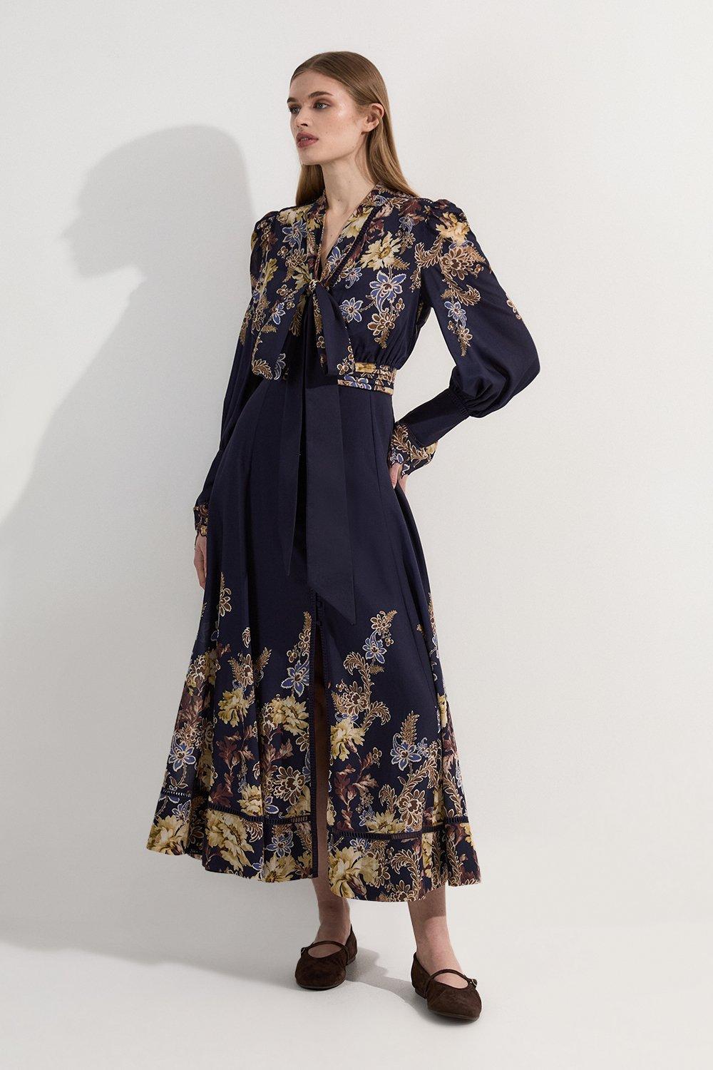 Petite Slinky Jacquard Long Sleeve Knitted Maxi Dress Petite Slinky Jacquard Long Sleeve Knitted Maxi Dress