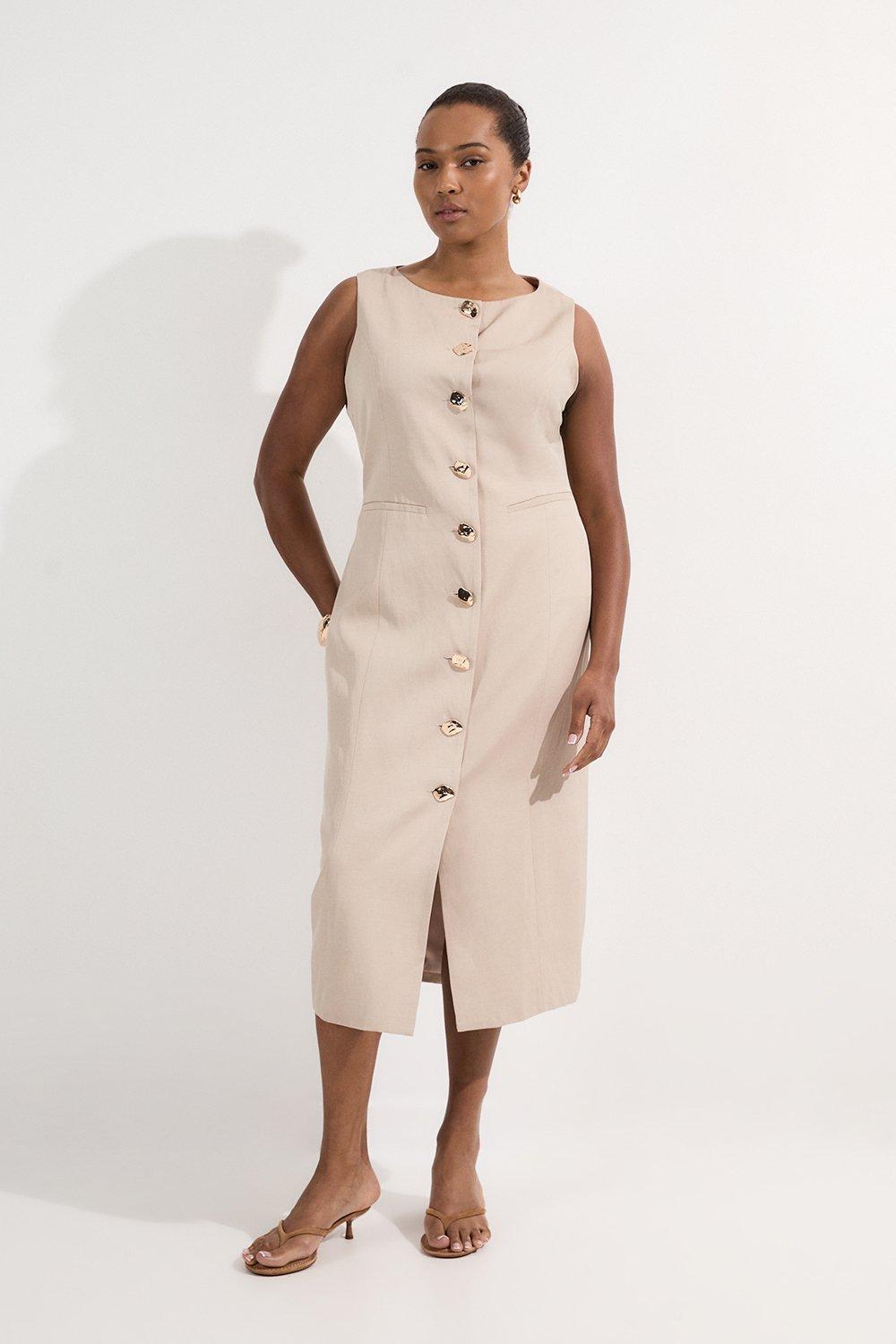 Lydia Millen Textured Ruffle Woven Midi Prom Dress | Karen
