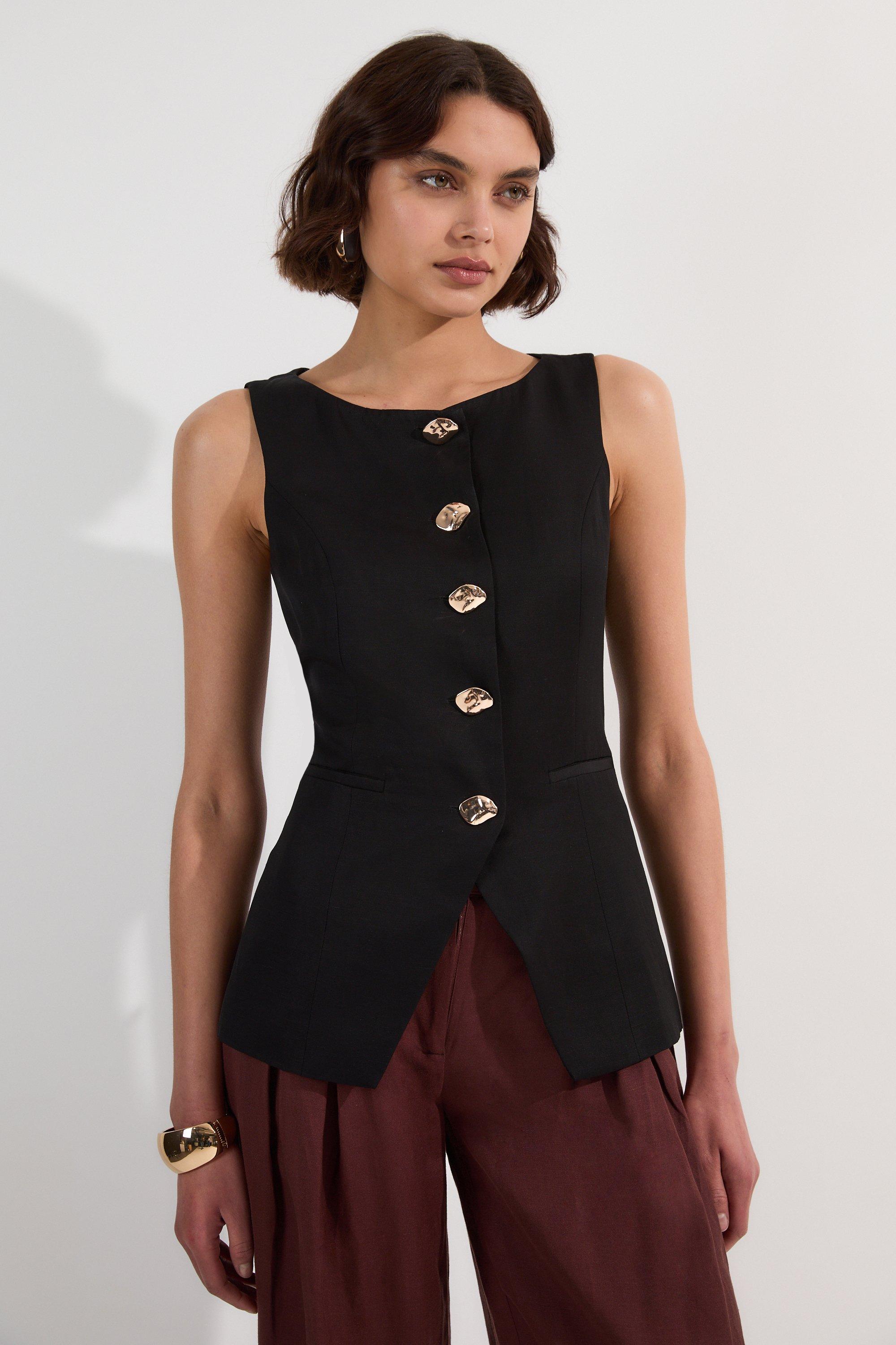 WIDE TAILORED VEST｜38｜BLK｜JACKET｜|ENFÖLD OFFICIAL ONLINE