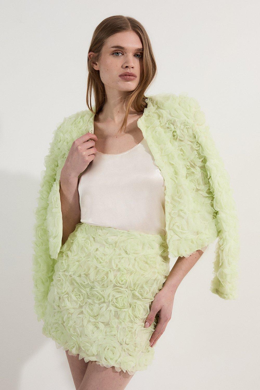 ★GLOWNY★PROVINCE EYELET MINI SKIRT ( BLOOM)★正規品 PROVINCE EYELET MINI SKIRT (SNOW BLOOM) - GLOWNY