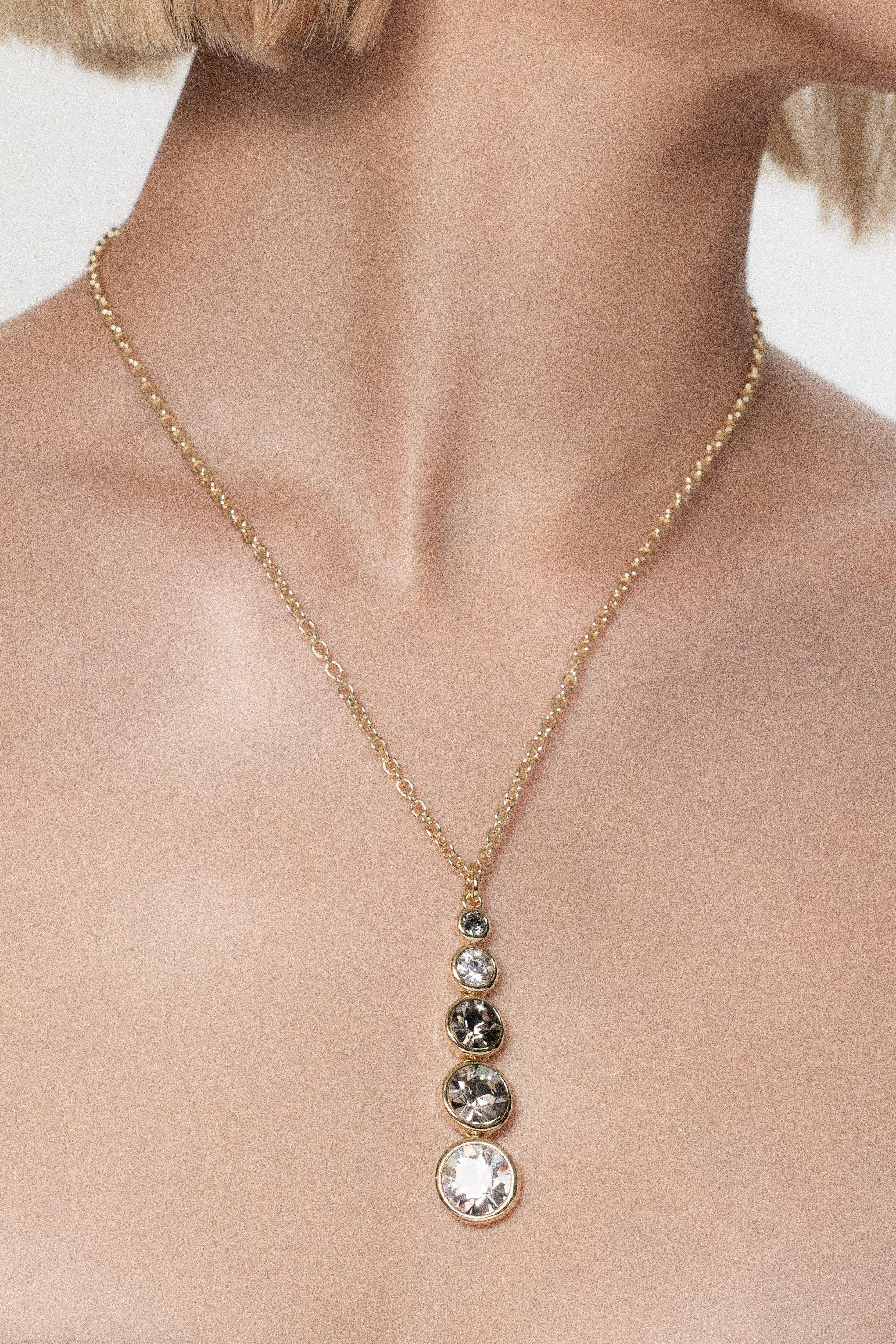関税込 特価/完売前に【KAREN MILLEN】パール ドロップ Necklace 国内発!関税込*KAREN MILLEN*パール ダブルドロップネックレス