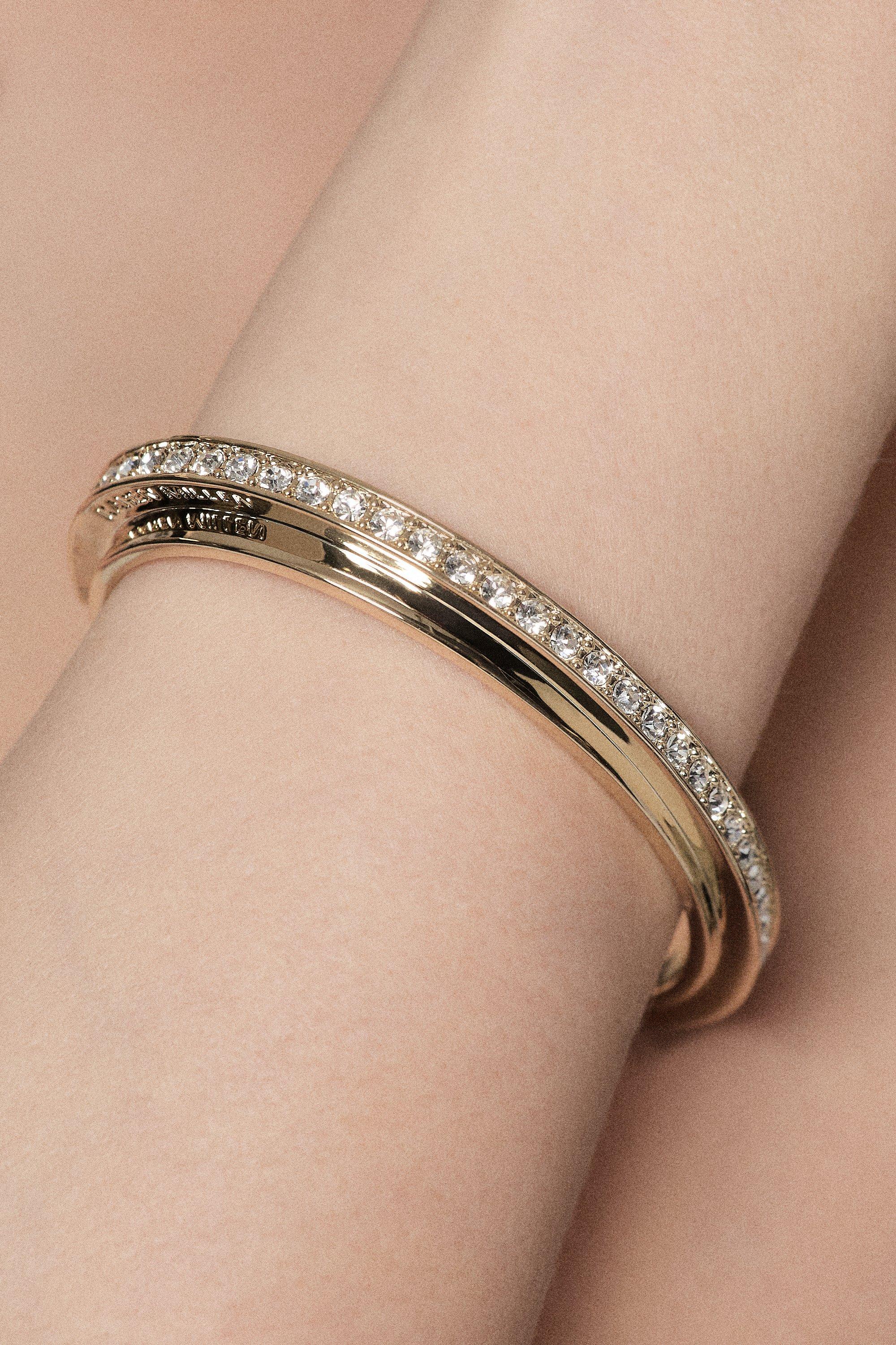 Metal Flower Arm Cuff | Karen Millen