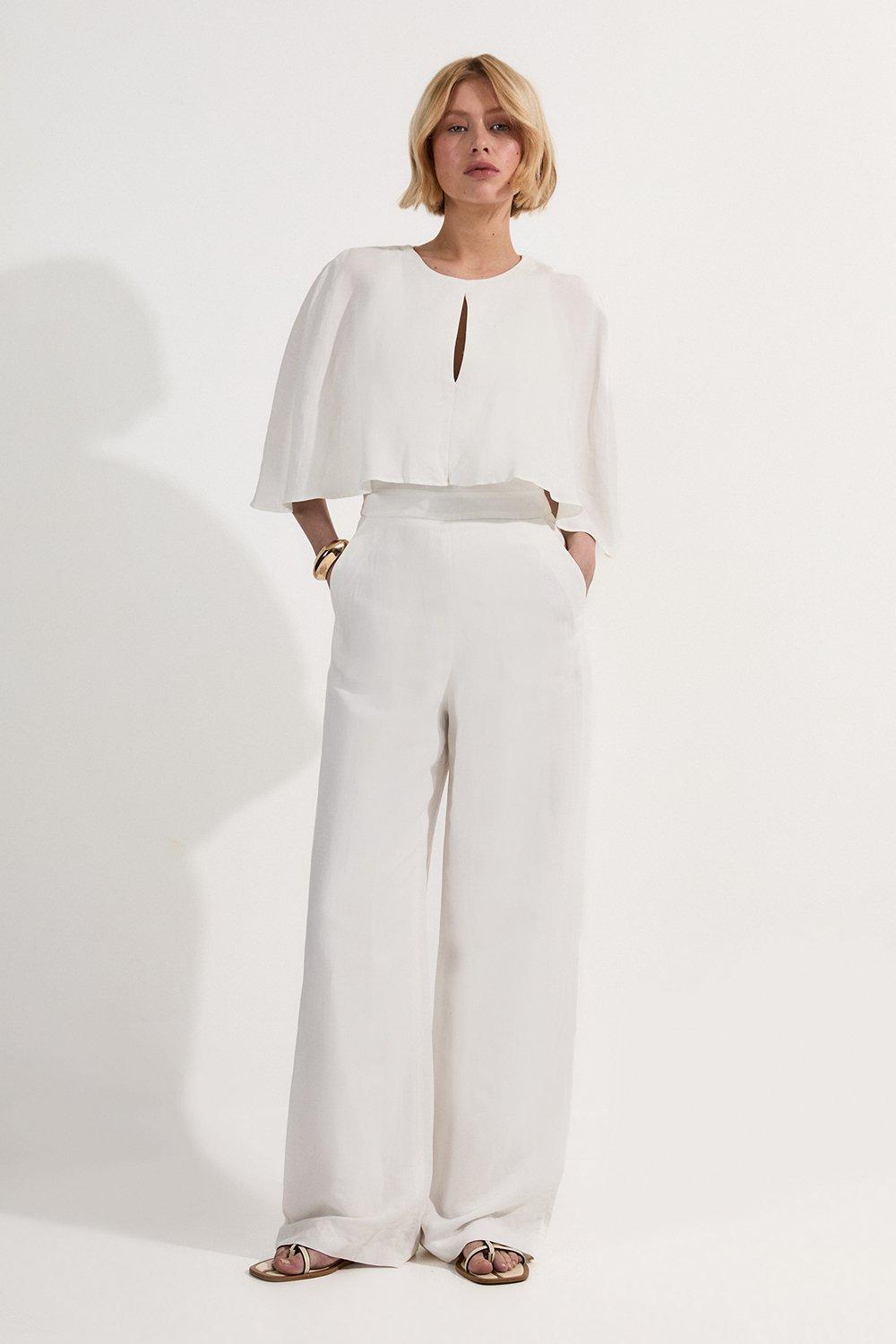 Beaded Fringed And Embellished Jumpsuit | Karen Millen