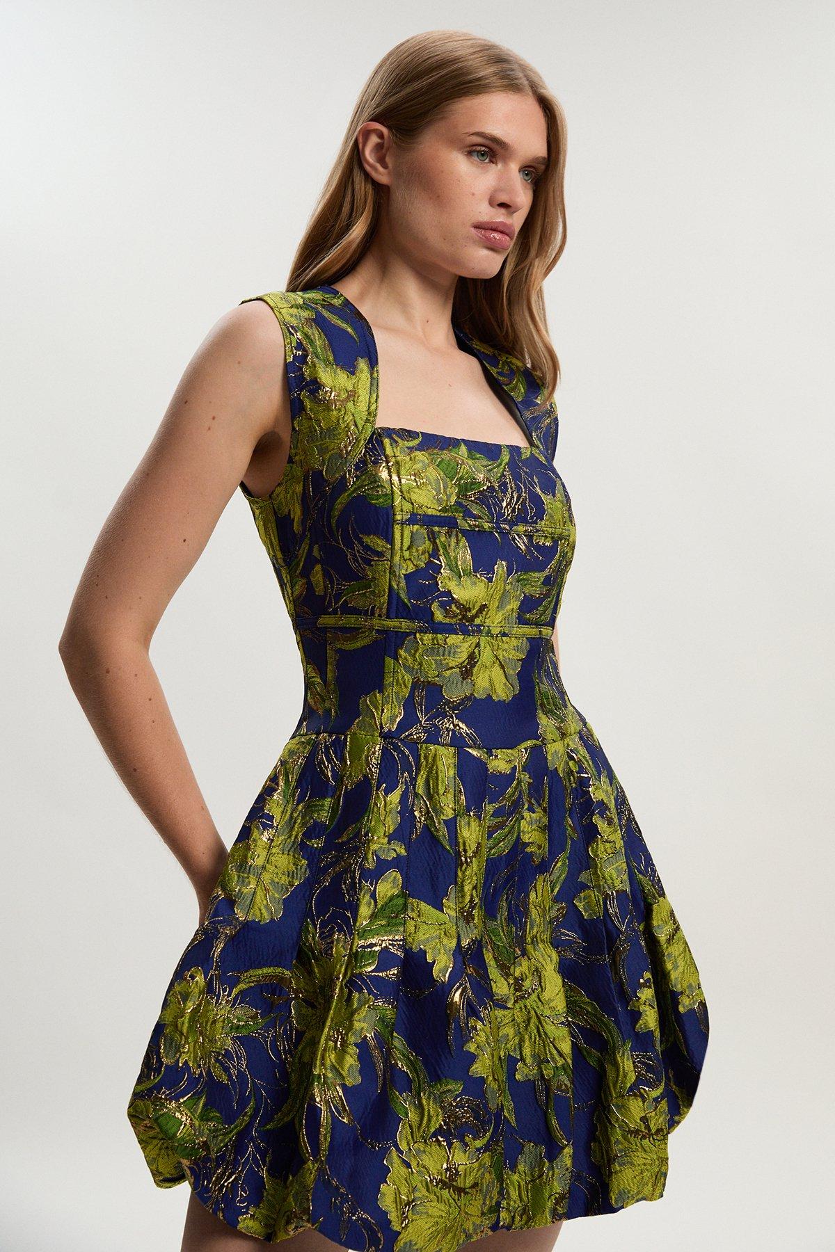 【Karen Millen】クリスタル装飾キャディノースリーブブレザー Size 10 Karen Millen Dress Black Silk Chain Beaded - DK236