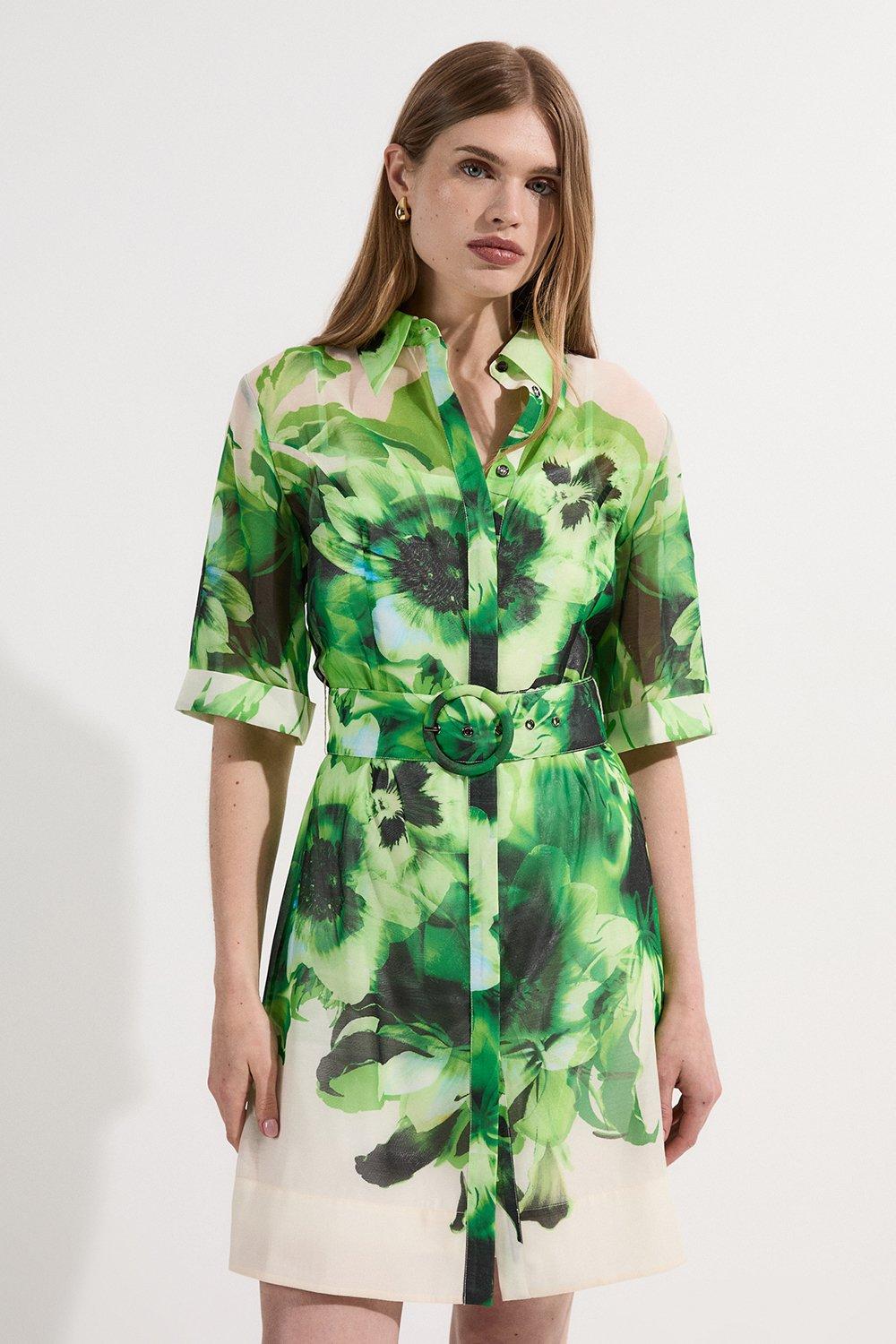 Military Tailored Mini Dress | Karen Millen