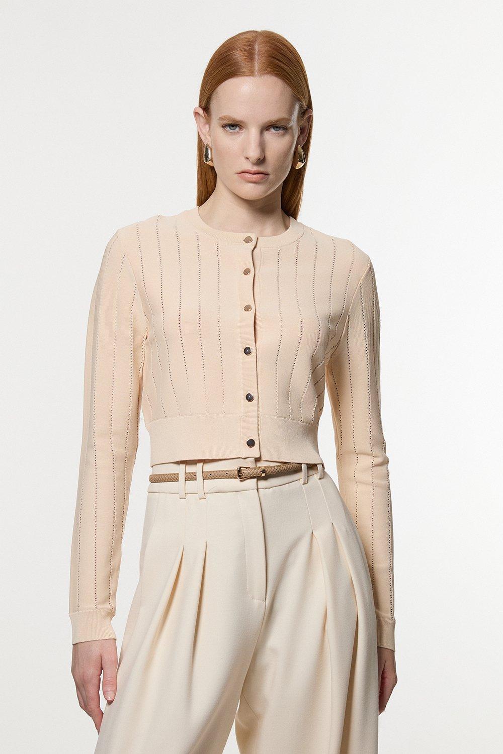 Lace Back Cardigan | Karen Millen
