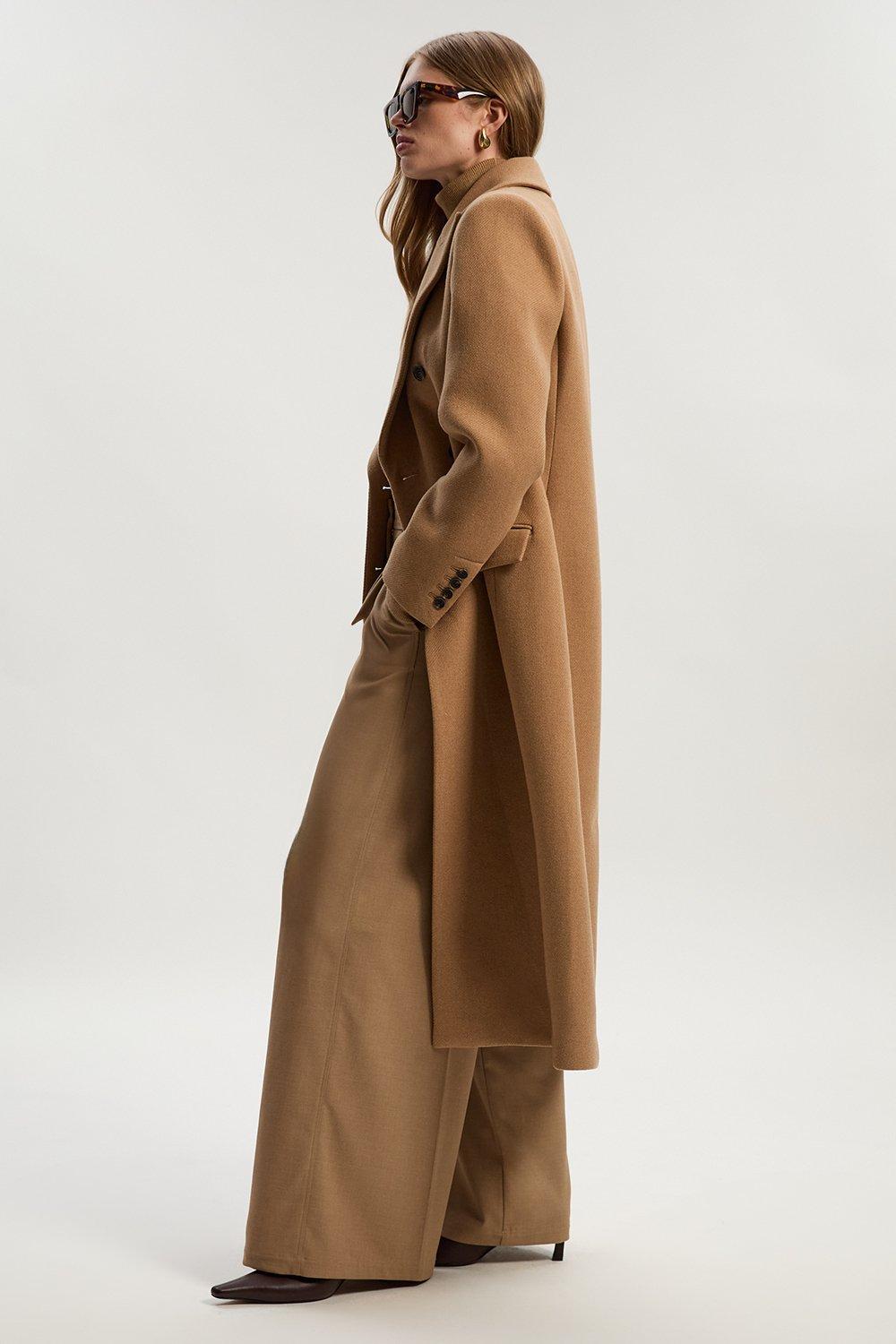 KAREN MILLEN マンテコウール ダブルブレスト ミダクシコート bkk21774_oatmeal_xl?$