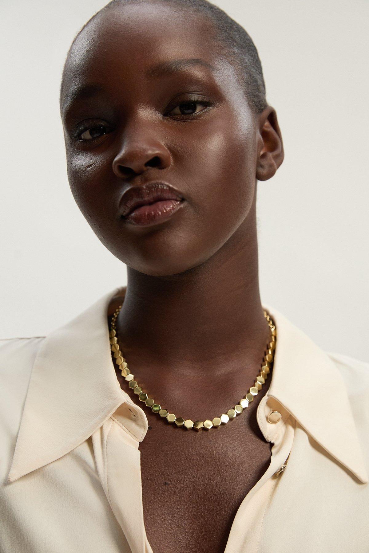 Long Tassel Drop Necklace | Karen Millen