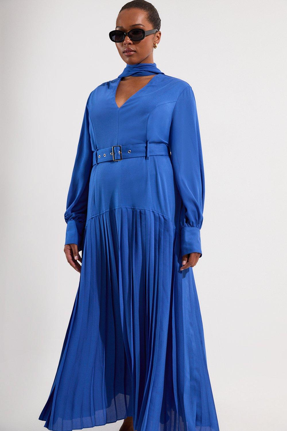 【KAREN MILLEN】コットンストライプ フルスカート ミディドレス Buy Dresses Karen Millen in Jordan | VogaCloset