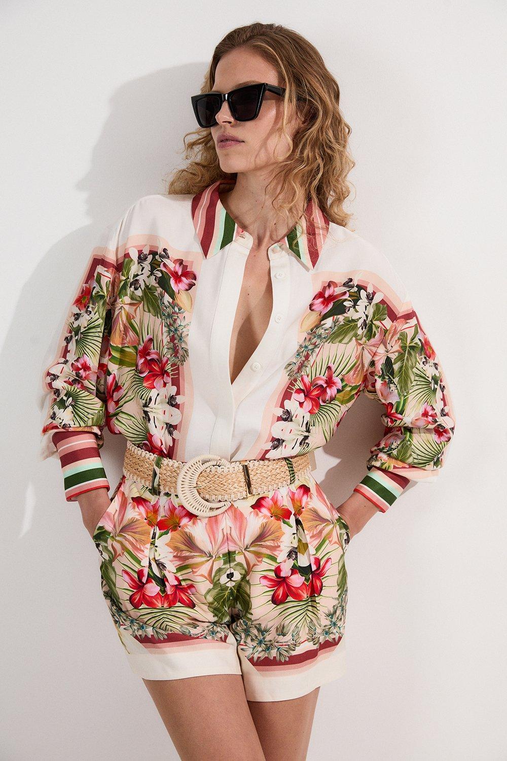 Archive Collection - Tall Taffeta Pleat Detail Shirt | Karen