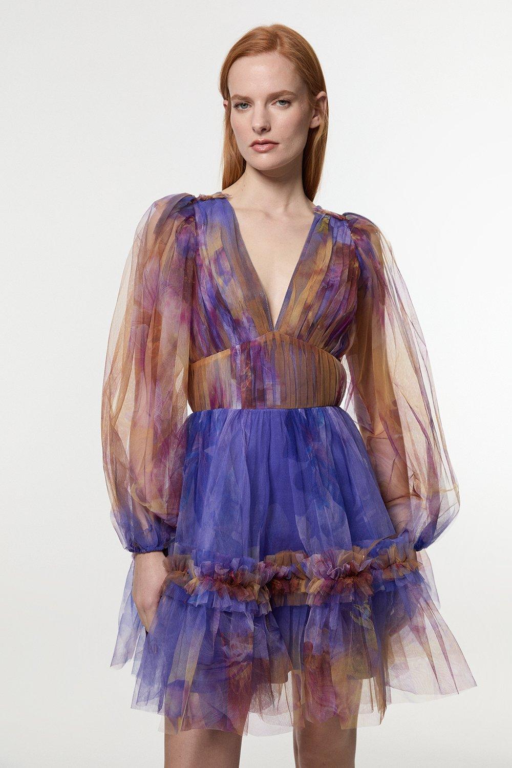 Plus Size Ooto Heavy Satin Fringed Woven Sleeveless Mini