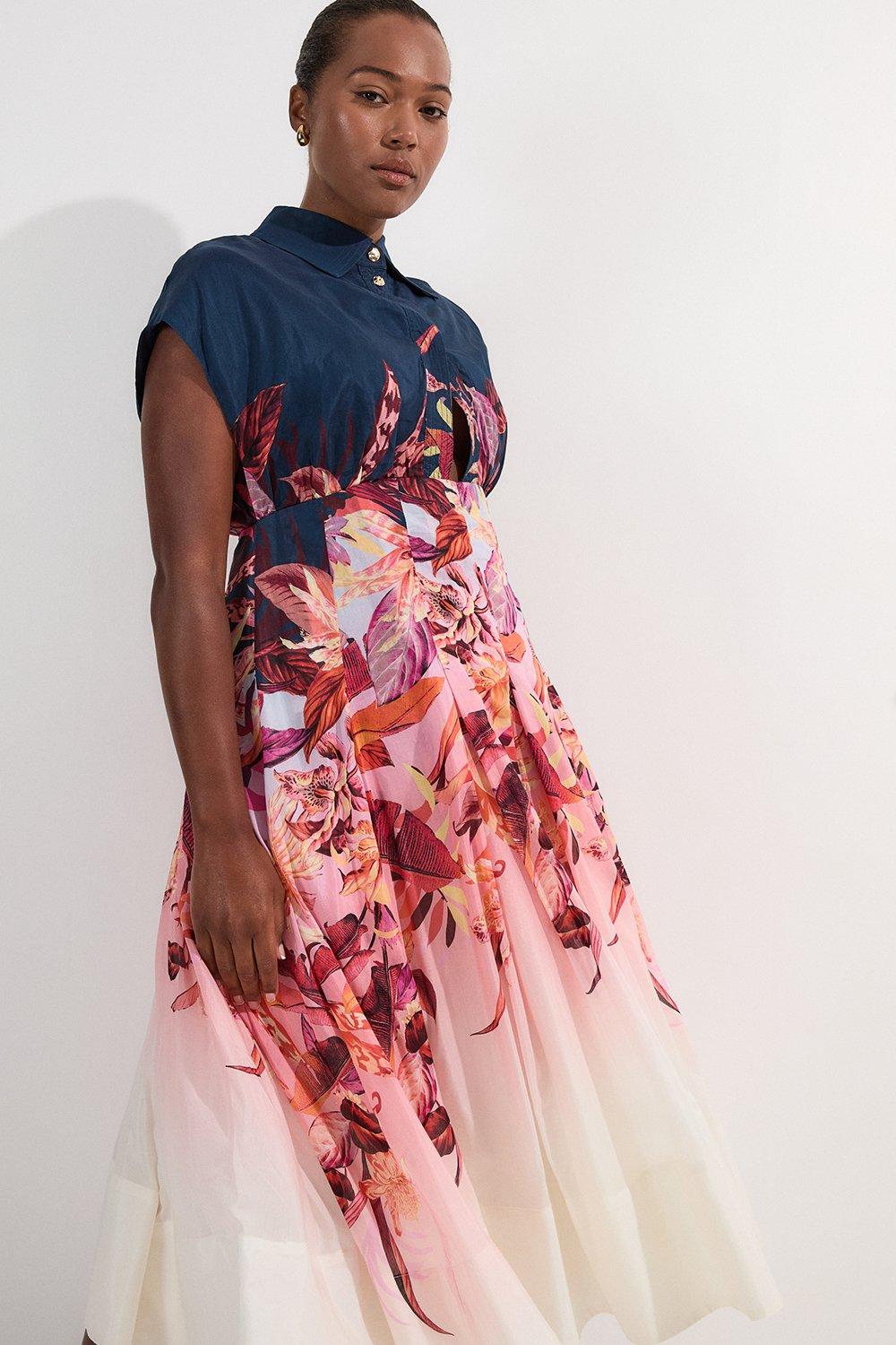 Marble Print Jersey Dress　完売品 Marble Print I－Line Jersey Dress