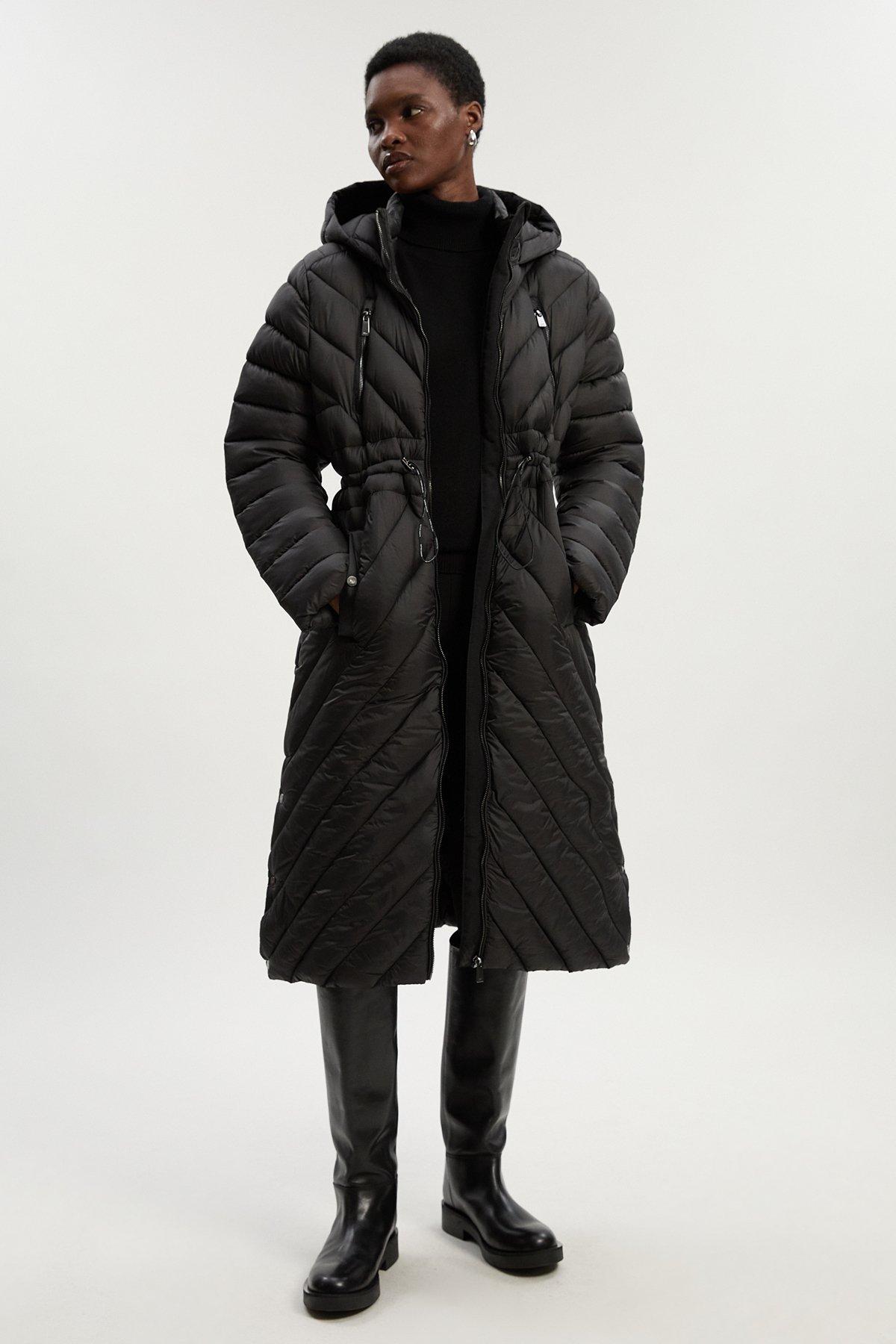Petite Lightweight Padded Hybrid Short Trench Coat | Karen