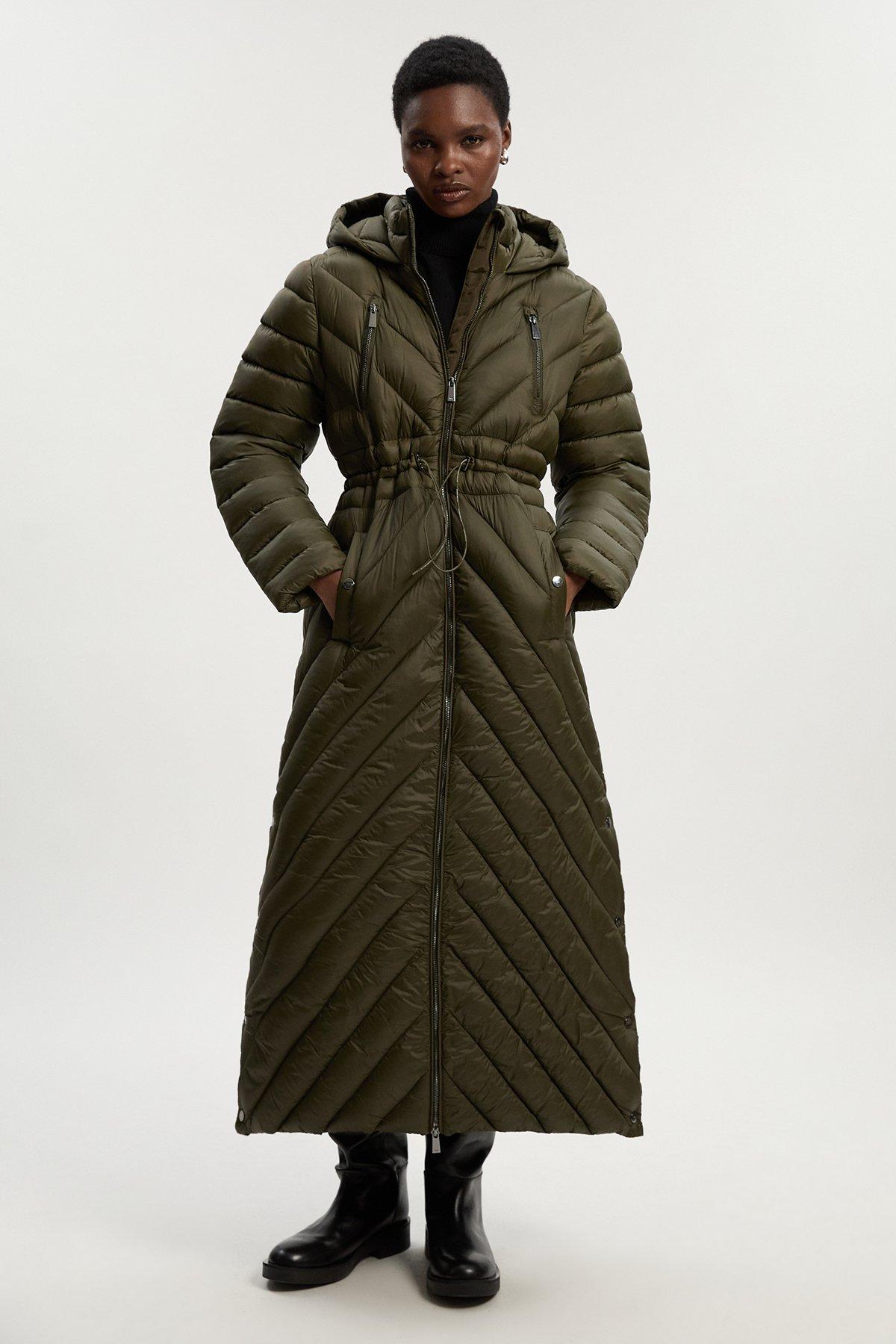 ジャケット・アウター Oversized Maxi-Length Zip Coat Amazon.com: Women Warm Thick Oversize Maxi-Long Puffer