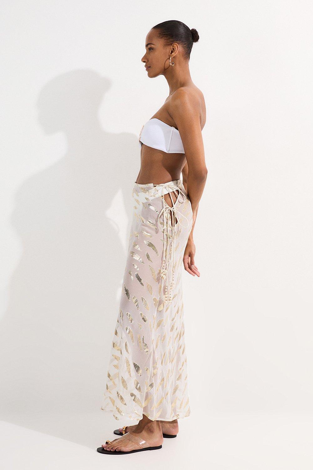 【COLOR iN ID】Top Two Way Eyelet Skirt Single for Summer Eyelet Skort | Isabelles's Cabinet