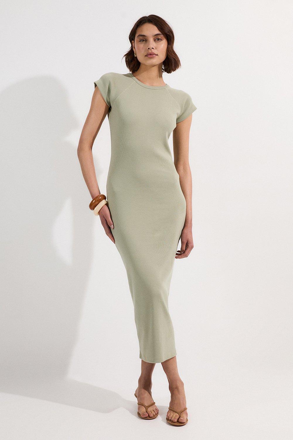 KAREN MILLEN* テーラード ボタンフロントペンシルミディドレス Dresses | Dresses for Women | Karen Millen USA