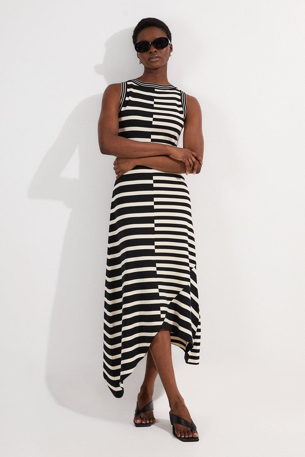 【KAREN MILLEN】バンデージ ニット クロスバック ミニドレス bkk16198_black_xl?pdp.template