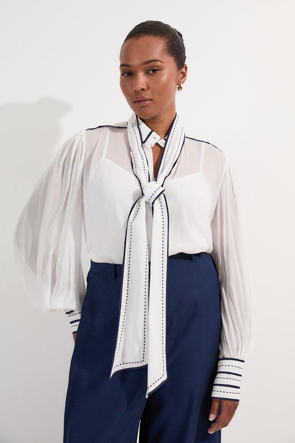 ★Karen Millen バタフライｘチェーンベルト 魅惑的マキシ★ Tall Figure Form Bandage Contrast Piping Jacket | Karen Millen
