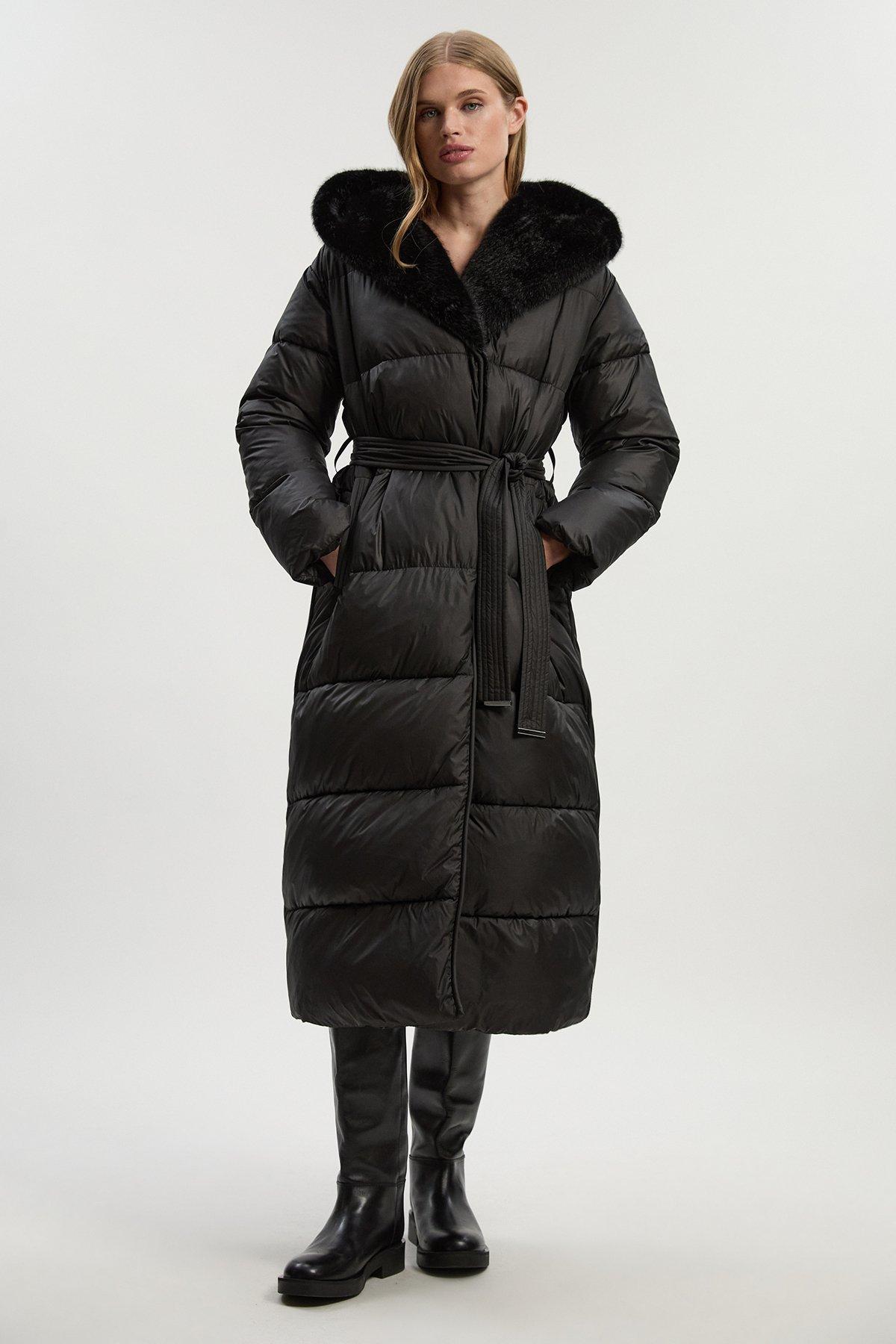 TANAKA “PADDED SHORT TRENCH” Petite Lightweight Padded Hybrid Short Trench Coat | Karen