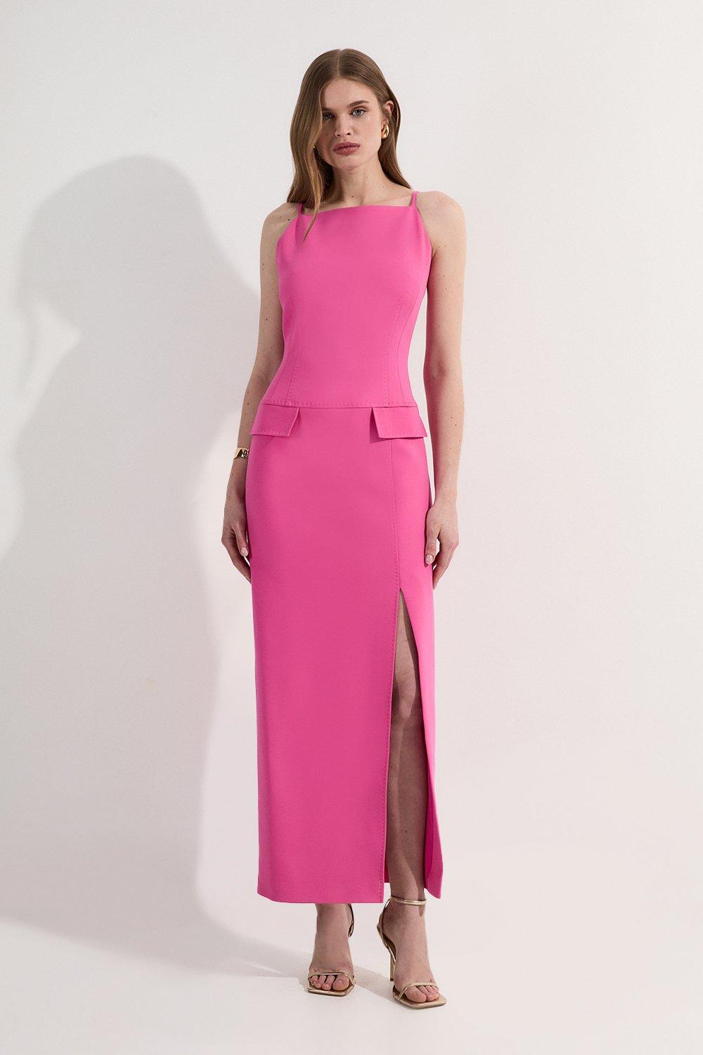 Grace Pussy-Bow Maxi Dress | Vegan Silkwear – niLuu