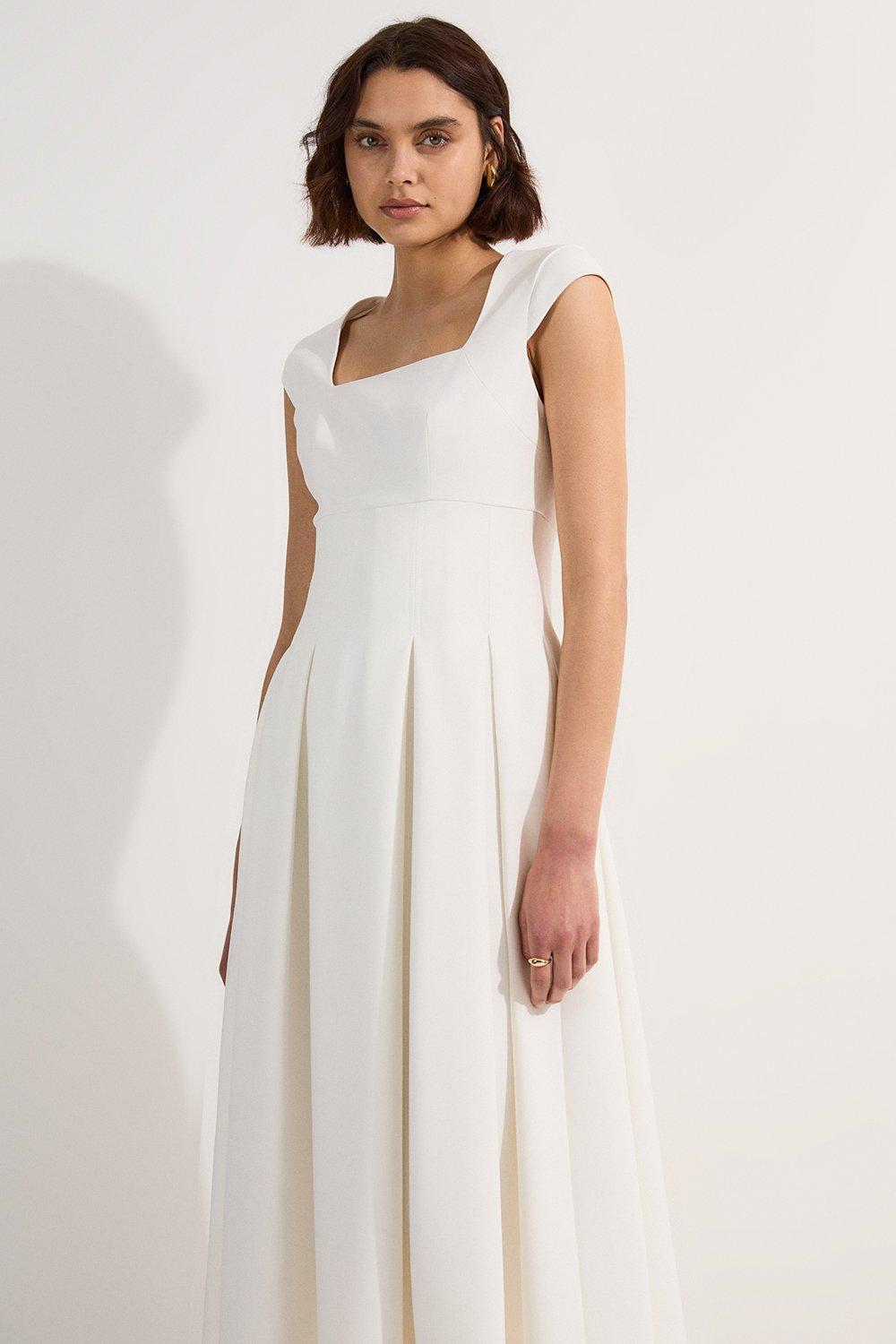 ★Karen Millen シアードコットンティアード 魅惑的マキシ★ ☆Karen Millen シアードコットンティアード 魅惑的マキシ☆