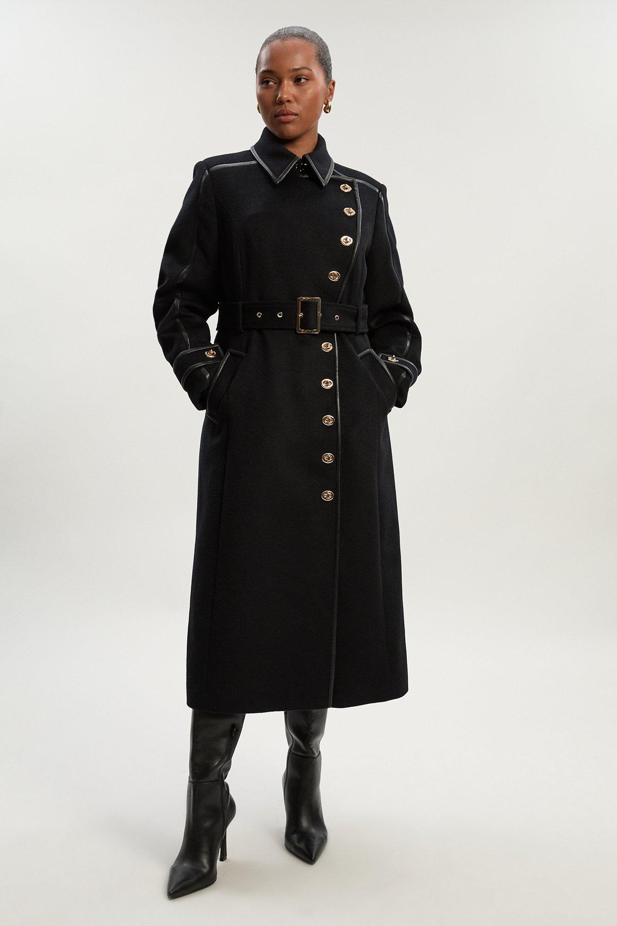 【美品】semoh” Italian Wool Old Coat Black” 3641a9d48b81bba475b71f743352e4